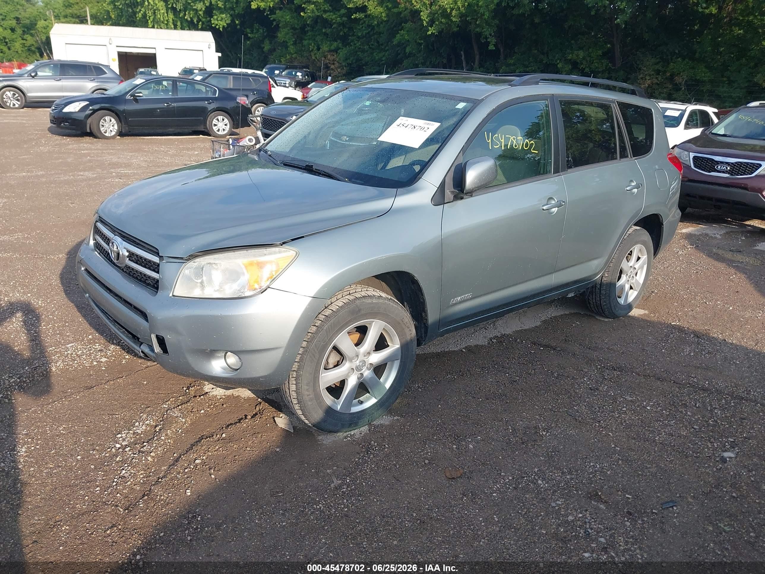 2008 Toyota Rav4 Limited Light Blue vin: JTMZD31V786071180