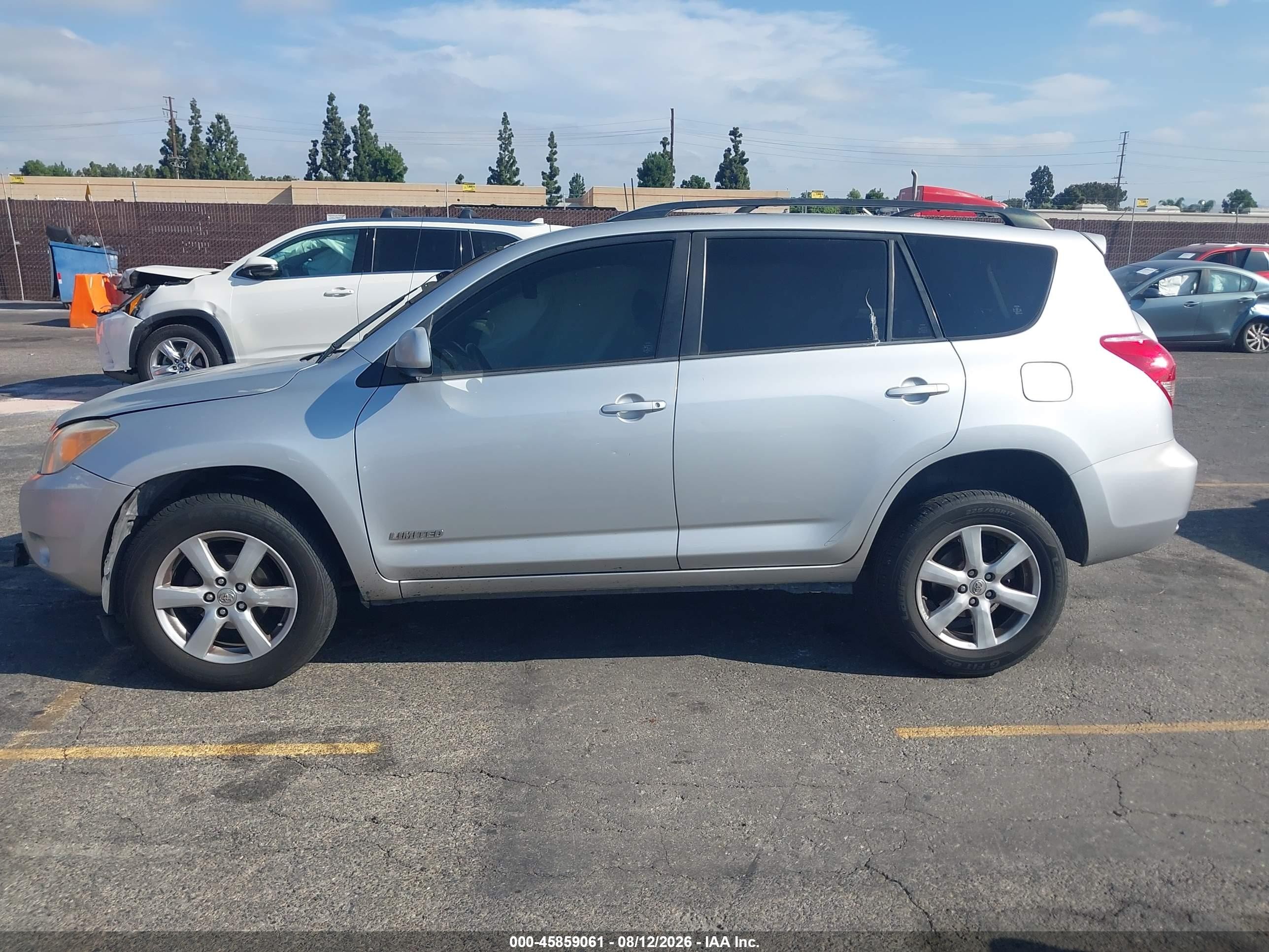 2008 Toyota Rav4 Limited Silver vin: JTMZD31V886073276