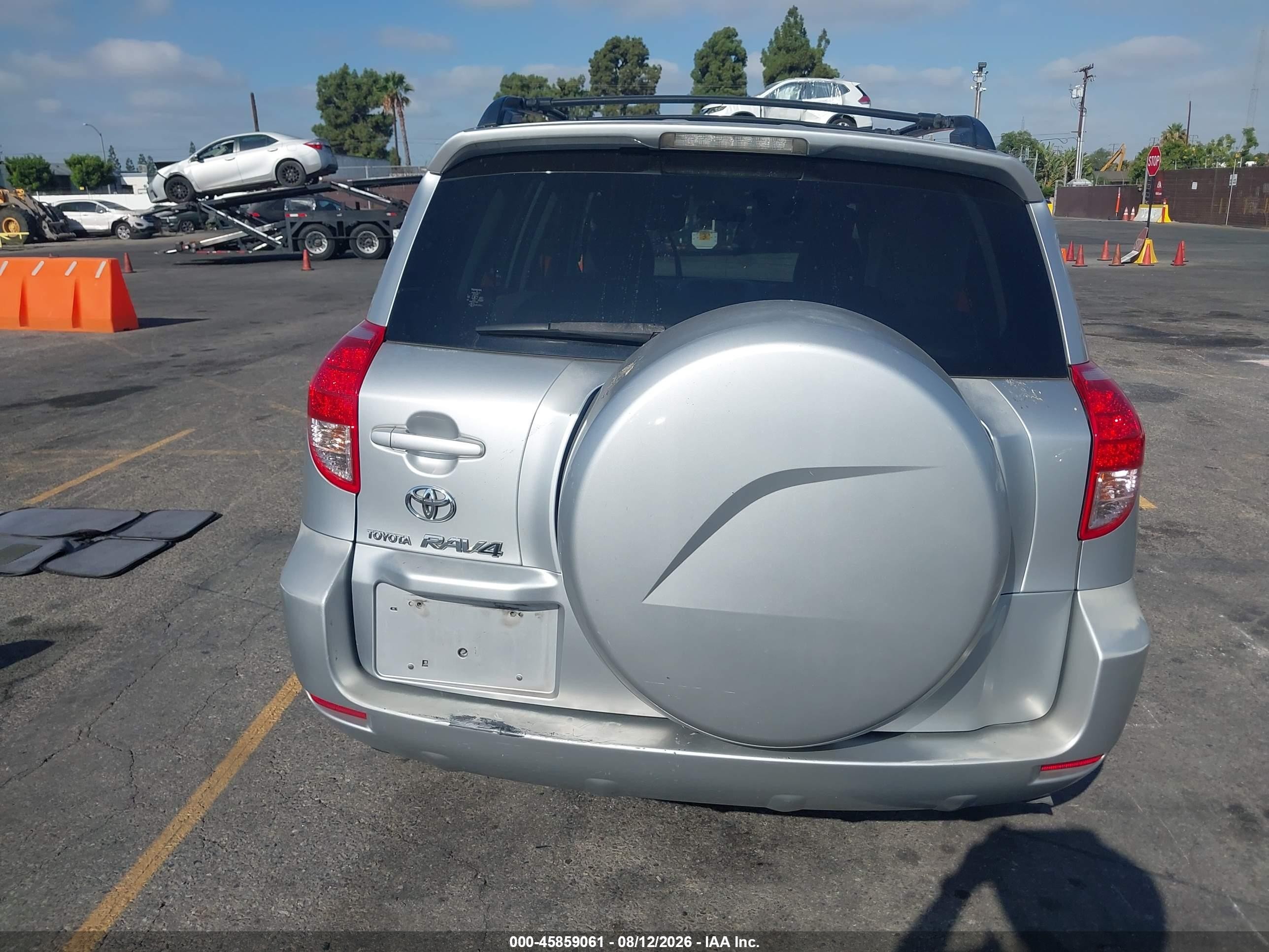 2008 Toyota Rav4 Limited Silver vin: JTMZD31V886073276