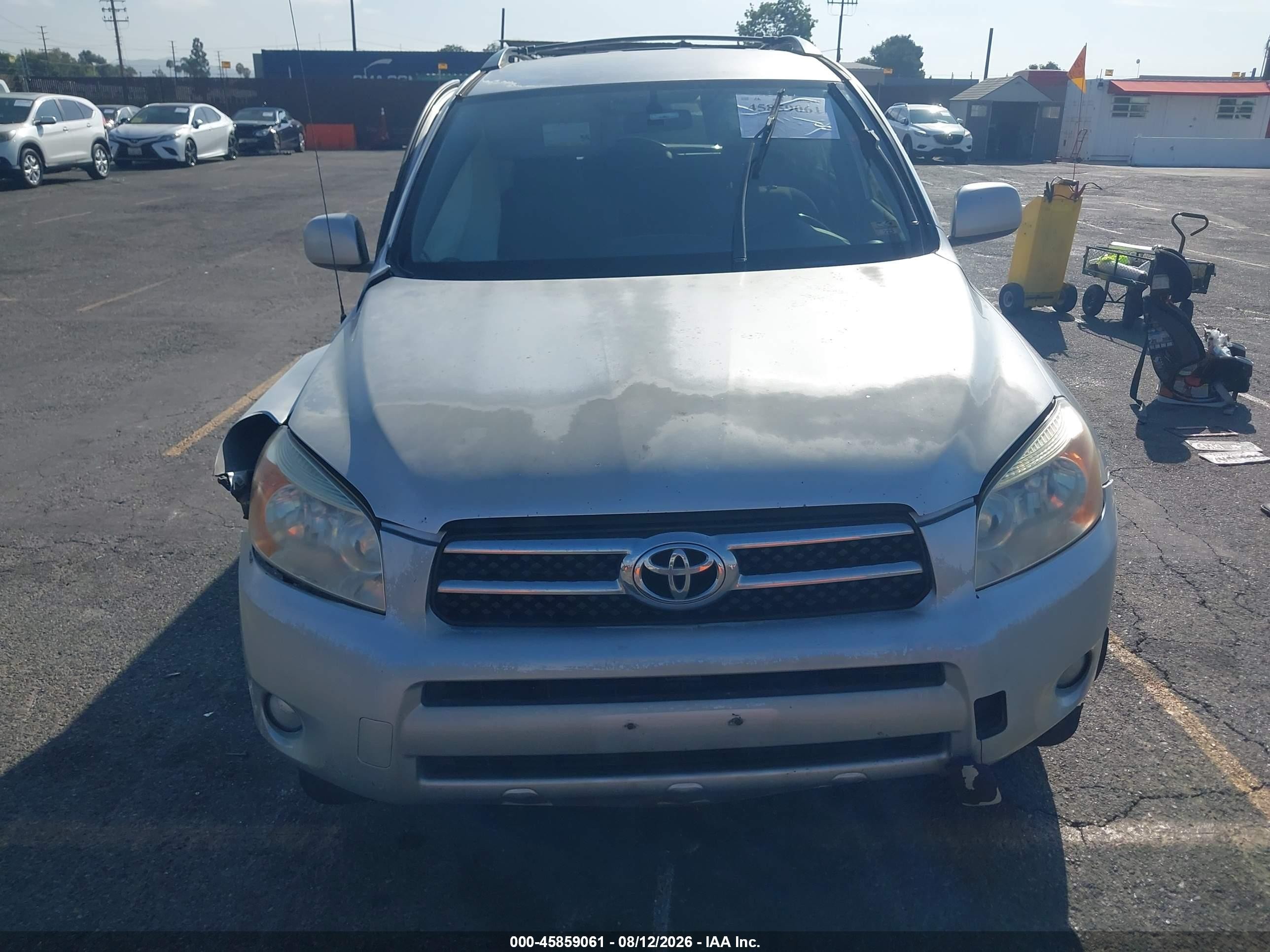 2008 Toyota Rav4 Limited Silver vin: JTMZD31V886073276