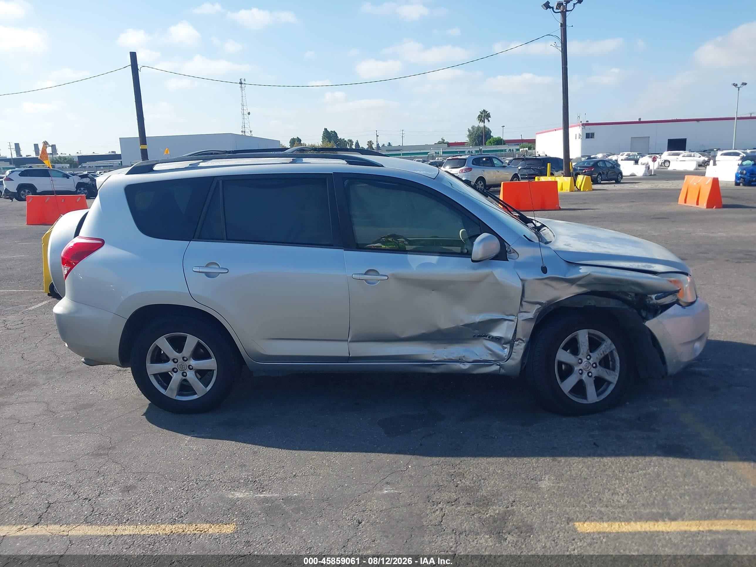 2008 Toyota Rav4 Limited Silver vin: JTMZD31V886073276