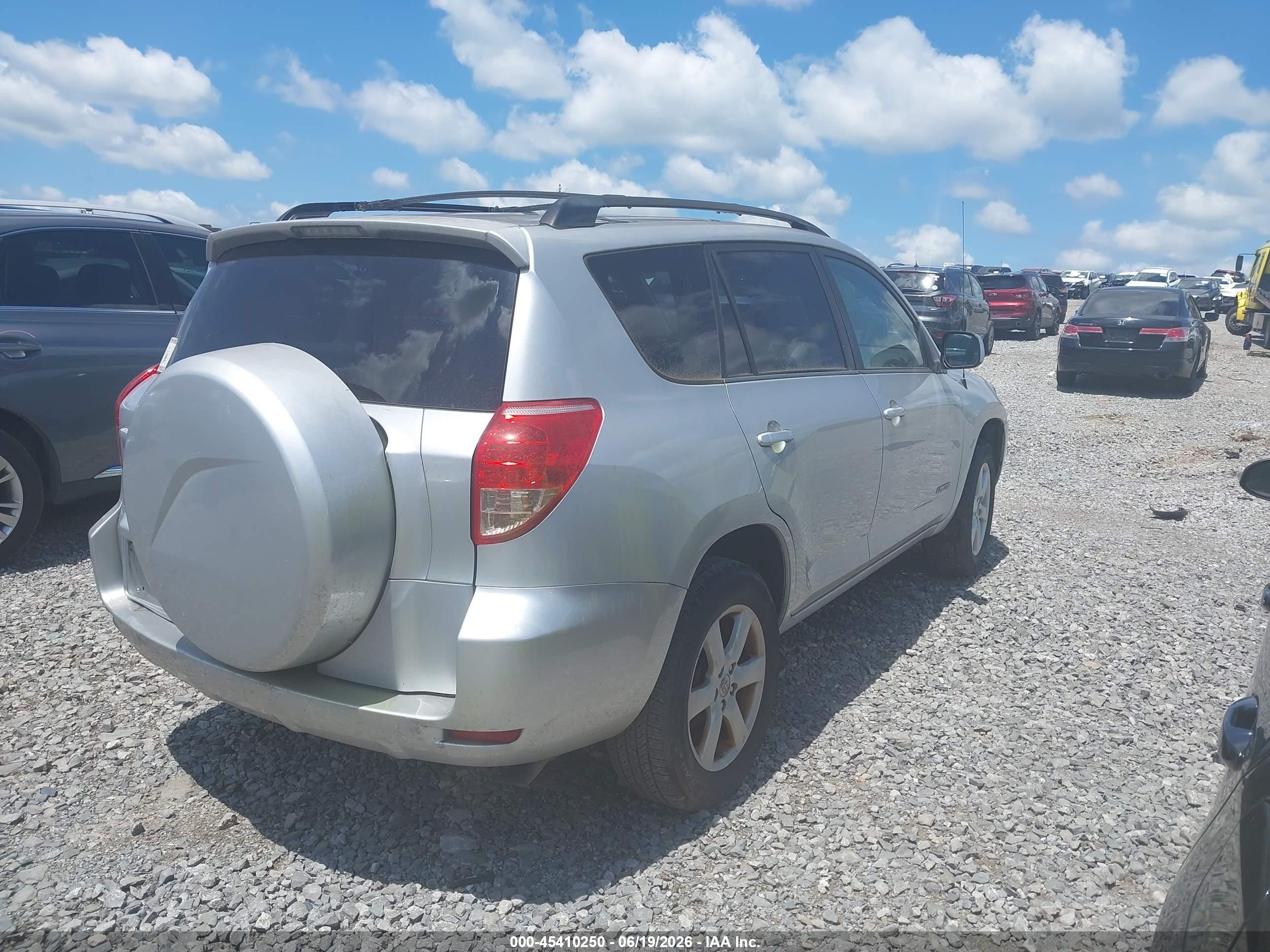 2008 Toyota Rav4 Limited Silver vin: JTMZD31V985086558