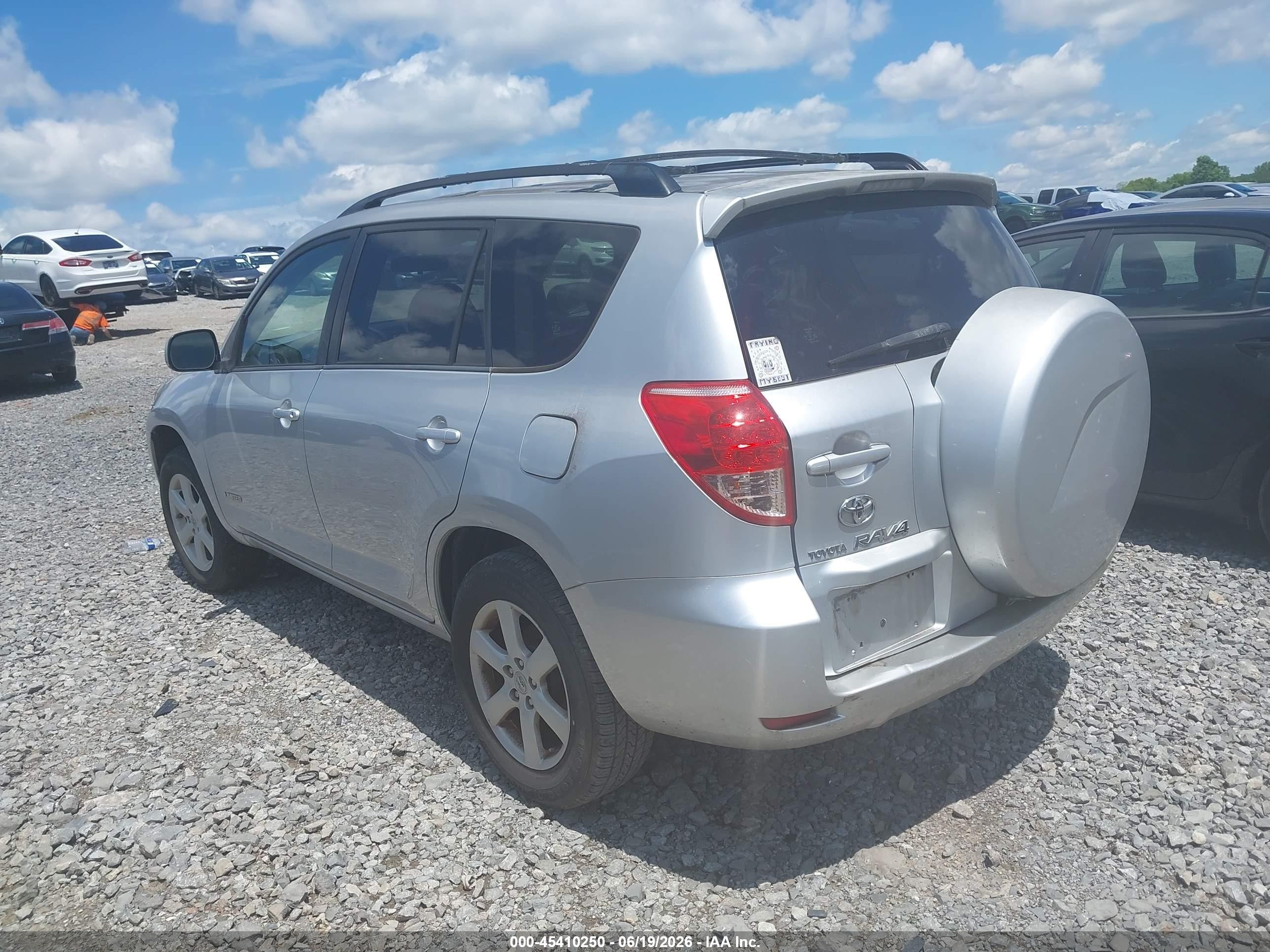 2008 Toyota Rav4 Limited Silver vin: JTMZD31V985086558