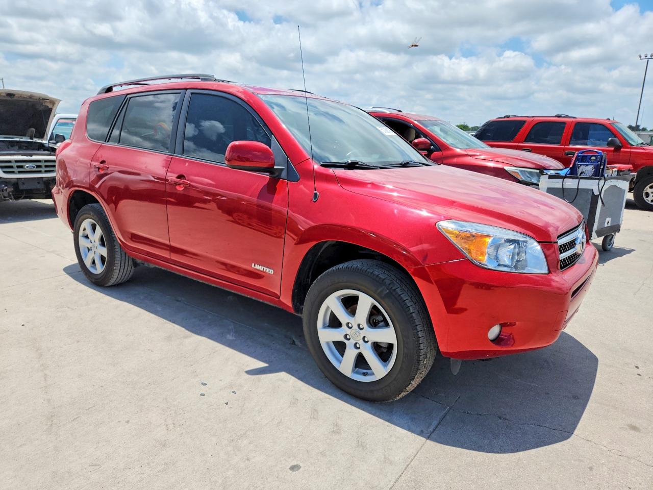 2008 Toyota Rav4 Limited Red vin: JTMZD31V986068149