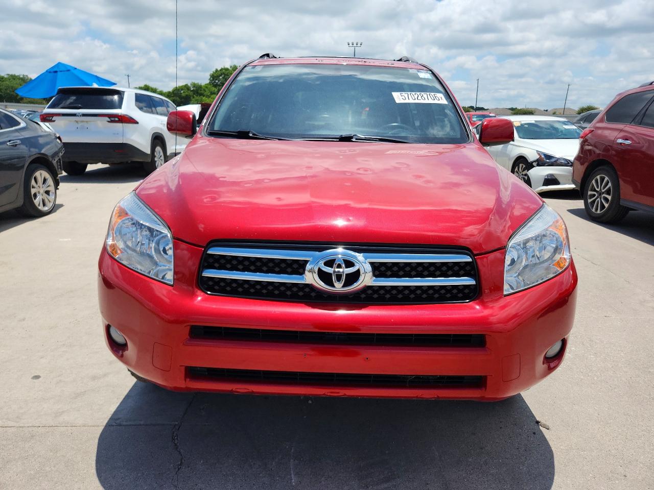 2008 Toyota Rav4 Limited Red vin: JTMZD31V986068149