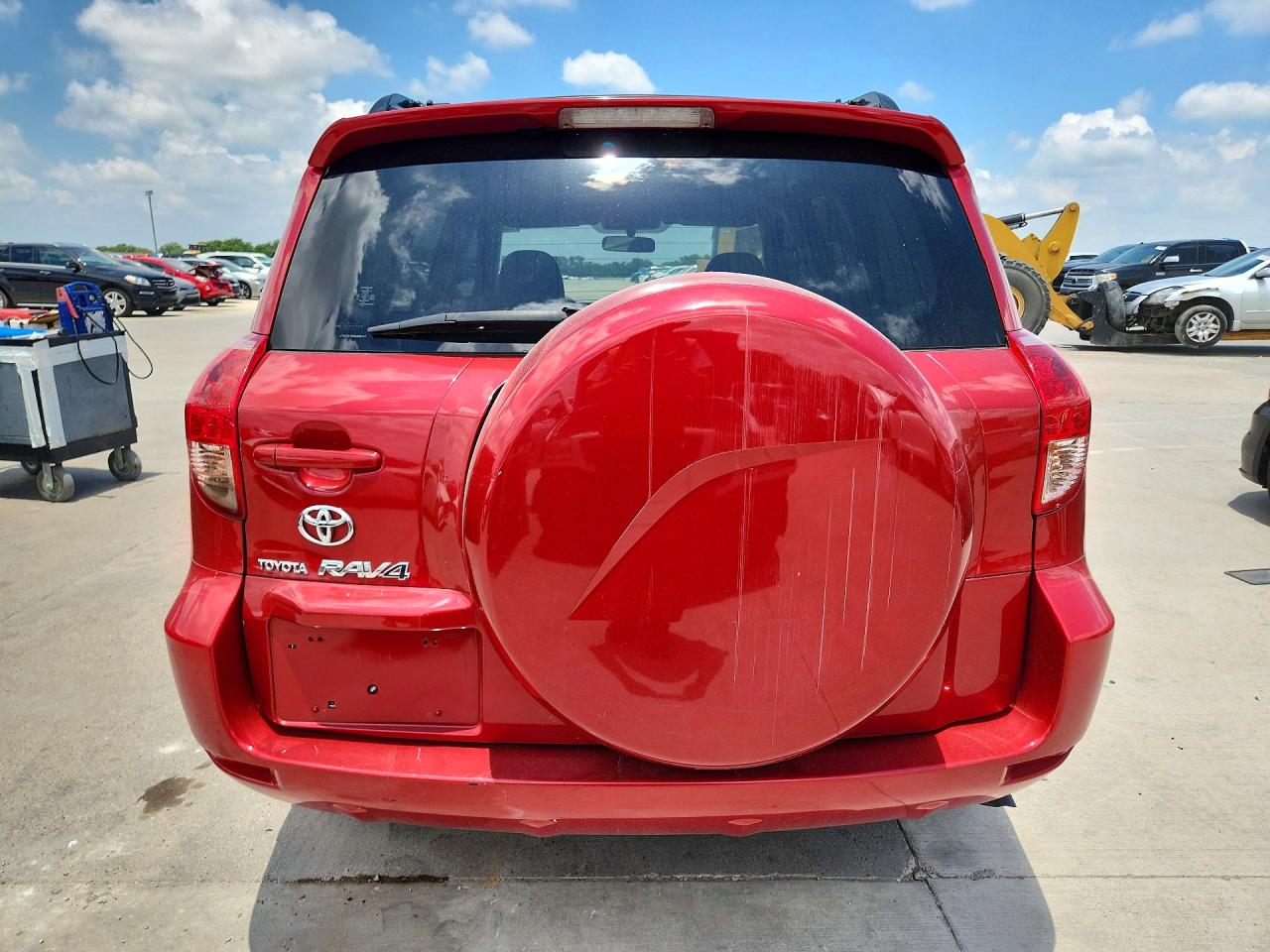 2008 Toyota Rav4 Limited Red vin: JTMZD31V986068149