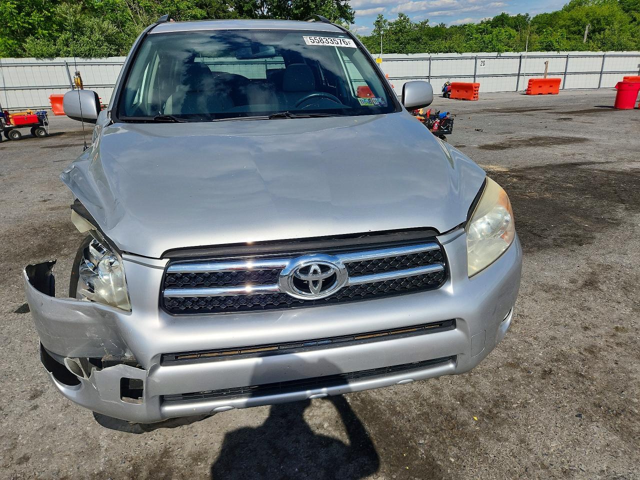 2008 Toyota Rav4 Limited Silver vin: JTMZD31VX86064269