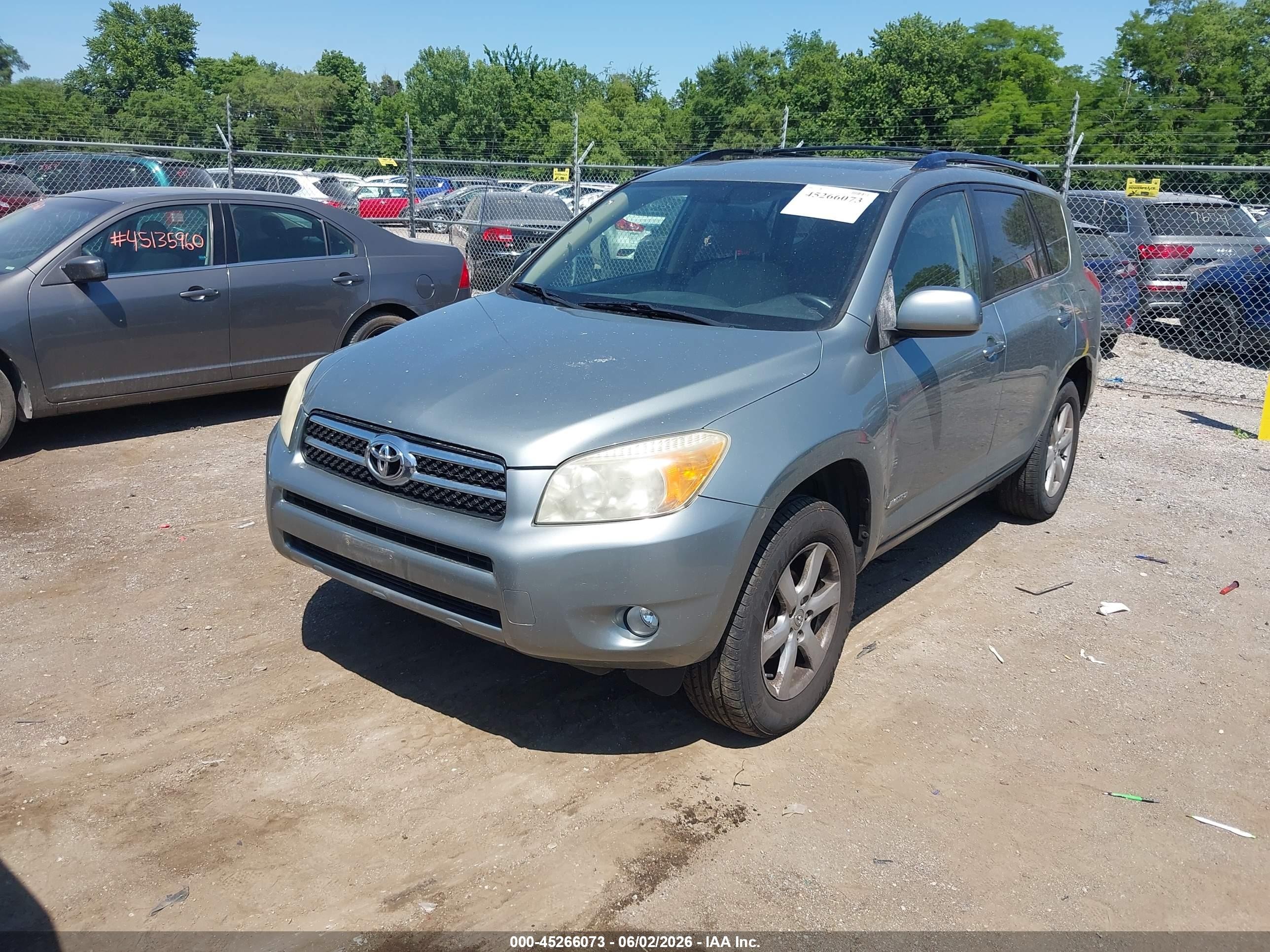2008 Toyota Rav4 Limited Green vin: JTMZD31VX86065762