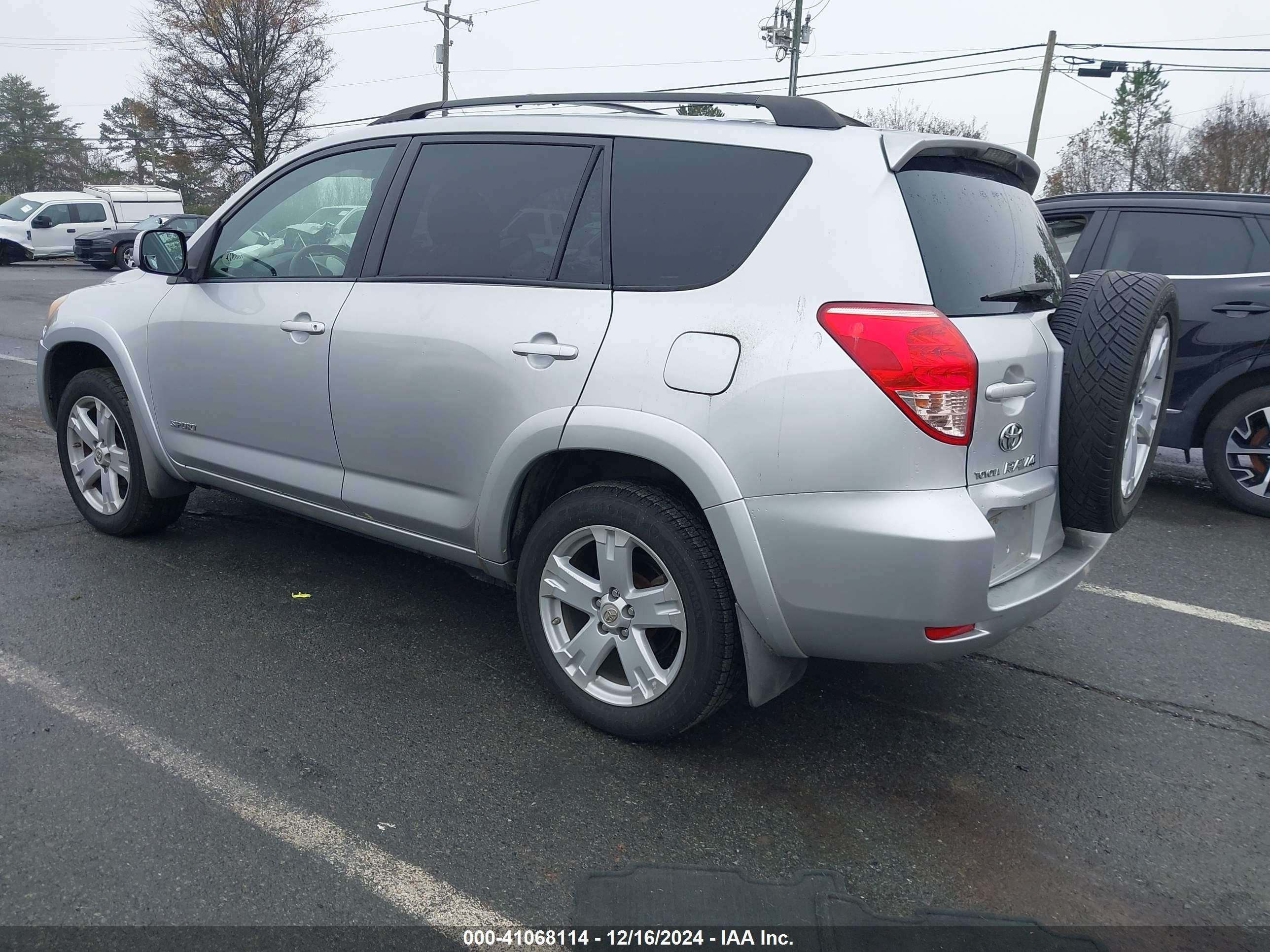 2008 Toyota Rav4 Sport Silver vin: JTMZD32V086071083