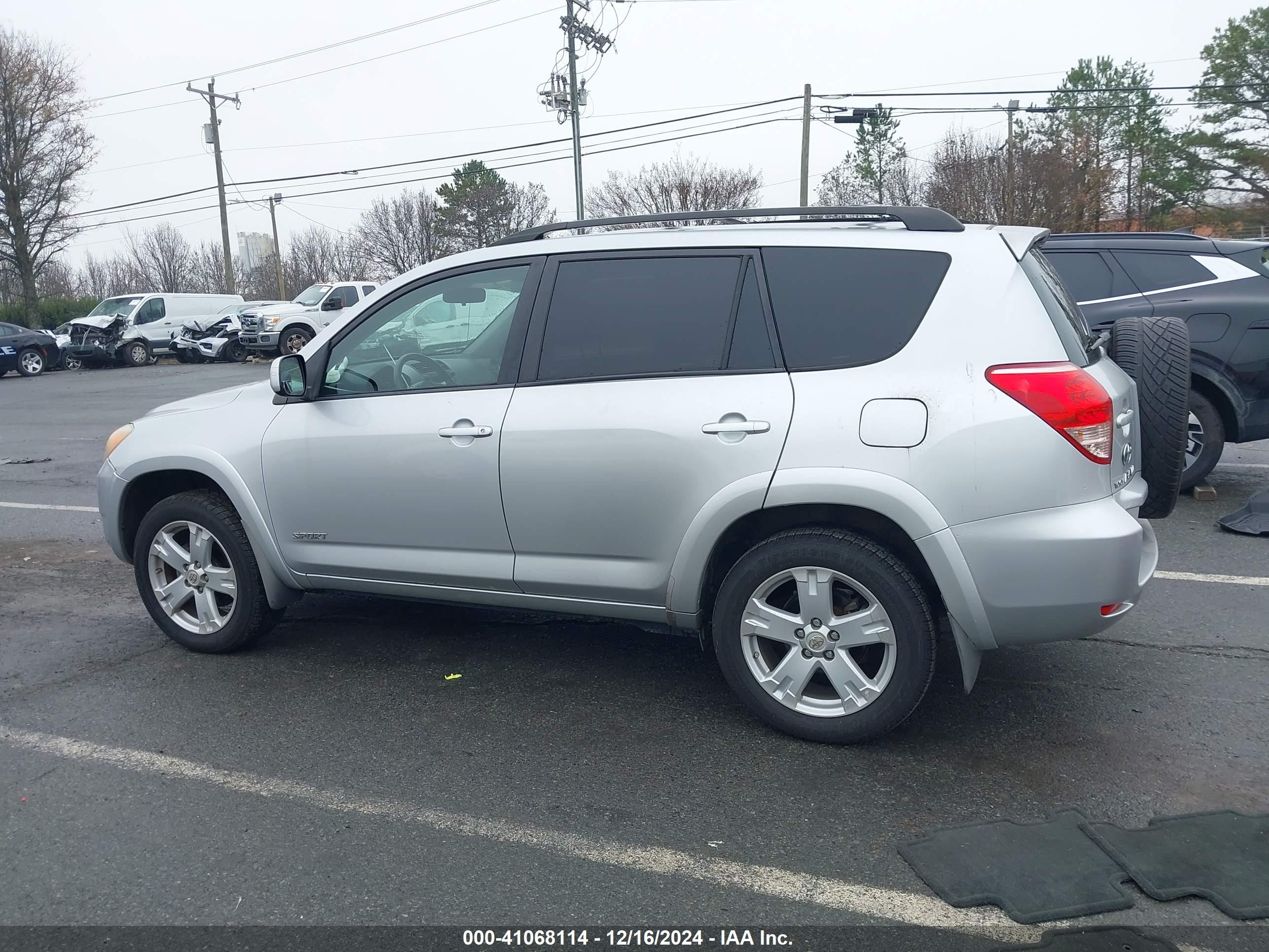 2008 Toyota Rav4 Sport Silver vin: JTMZD32V086071083