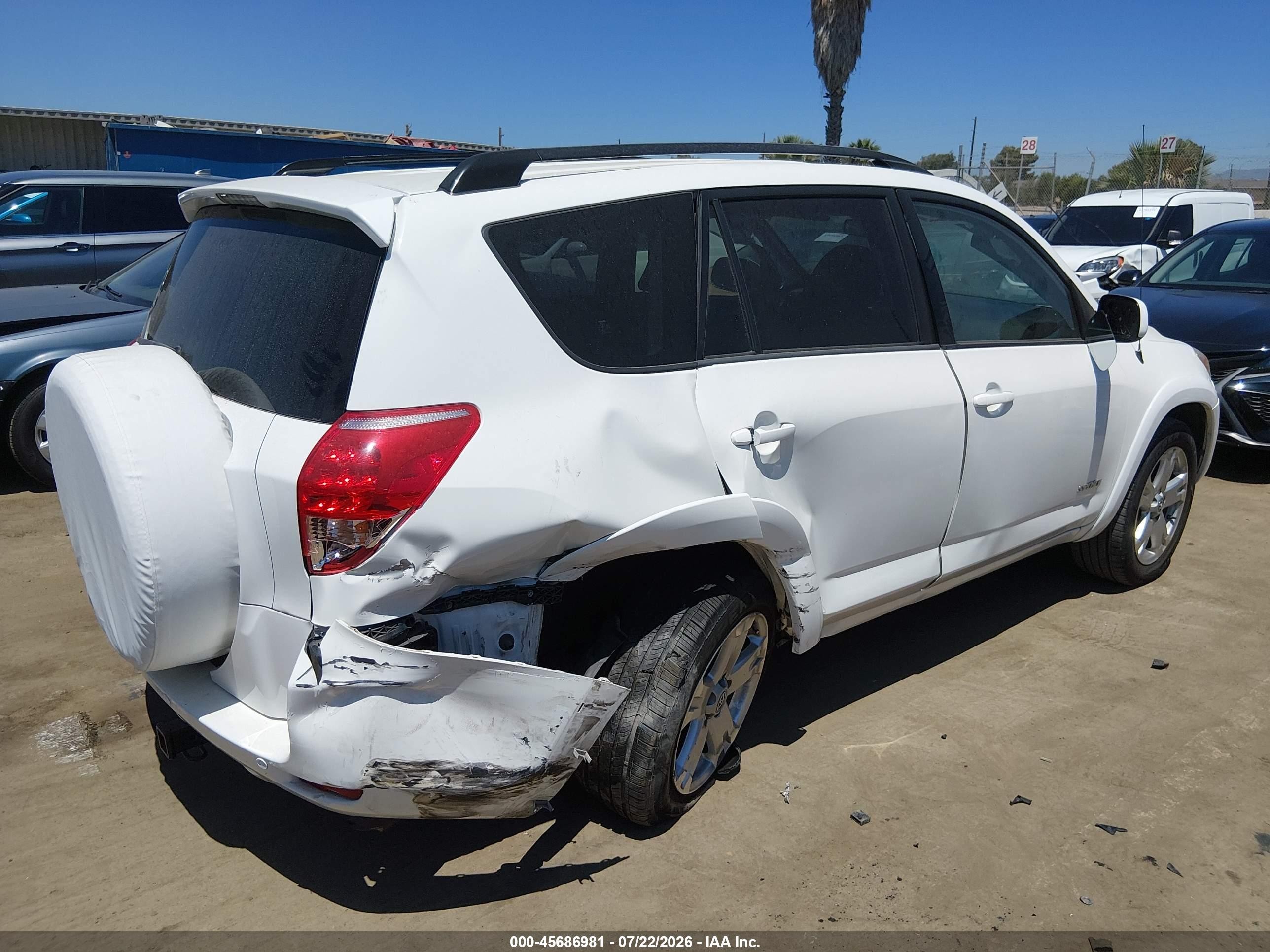 2006 Toyota Rav4 Sport Белый vin: JTMZD32V165026382