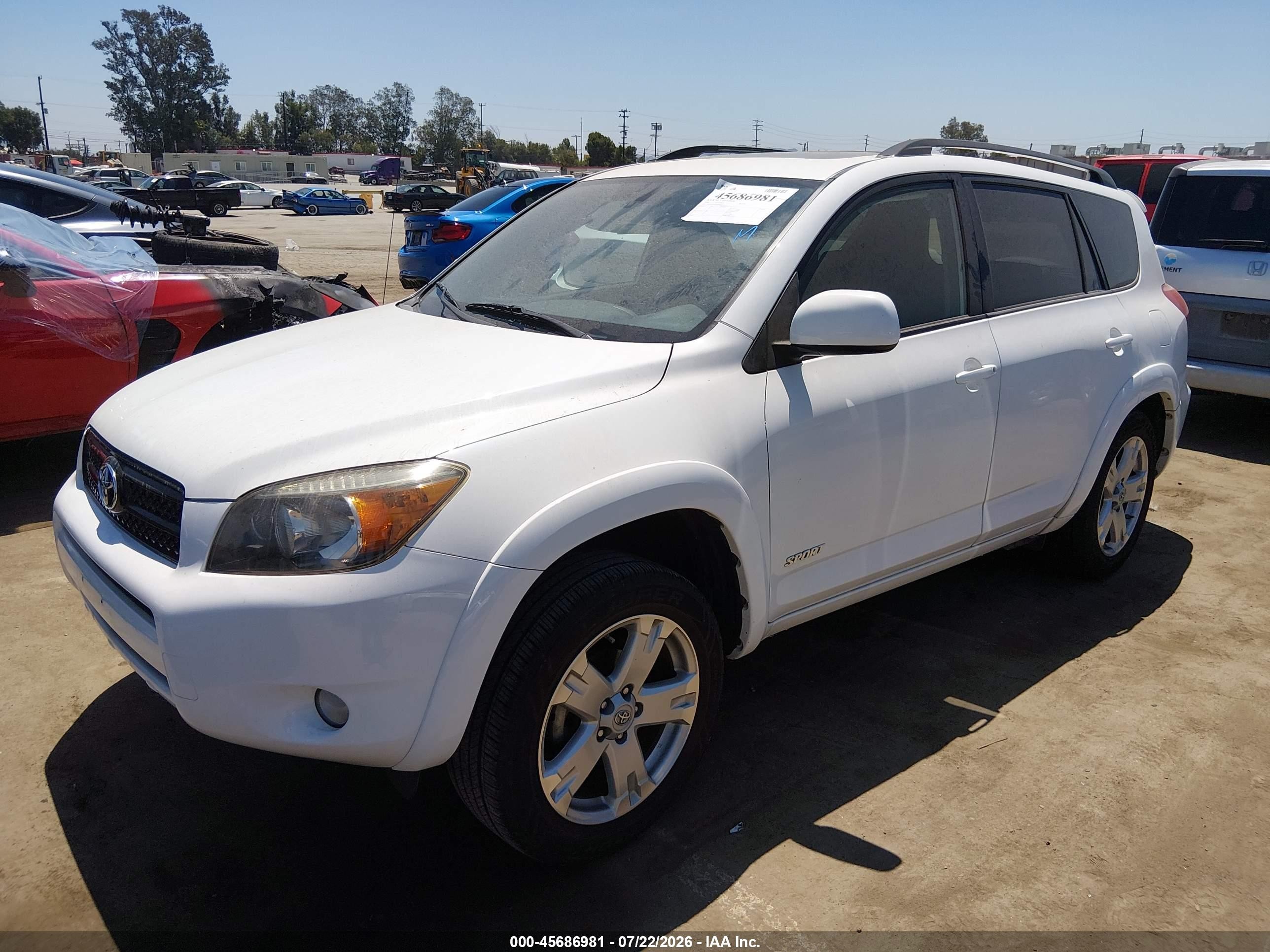 2006 Toyota Rav4 Sport Белый vin: JTMZD32V165026382