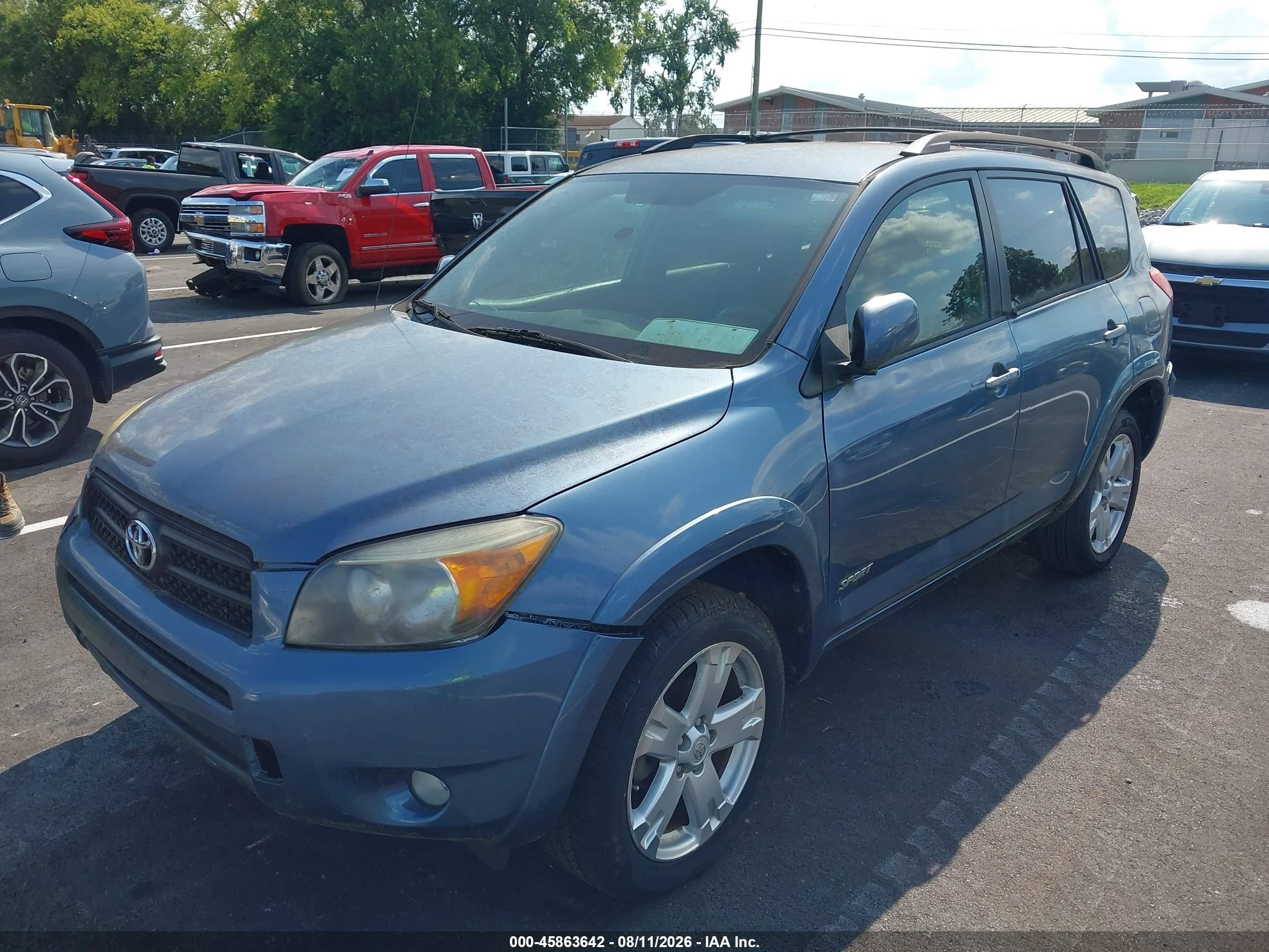2007 Toyota Rav4 Sport Blue vin: JTMZD32V175068620