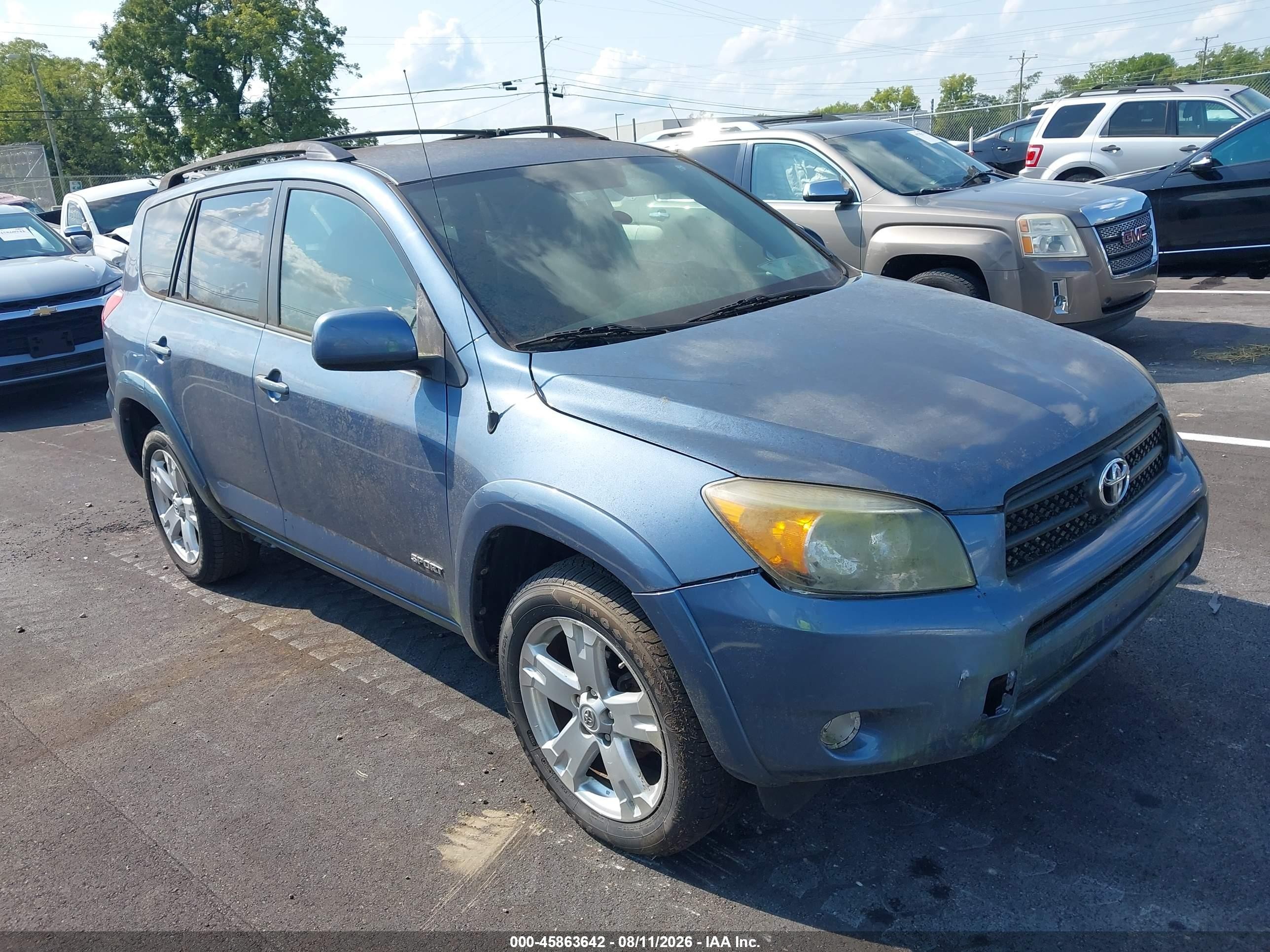 2007 Toyota Rav4 Sport Синий vin: JTMZD32V175068620