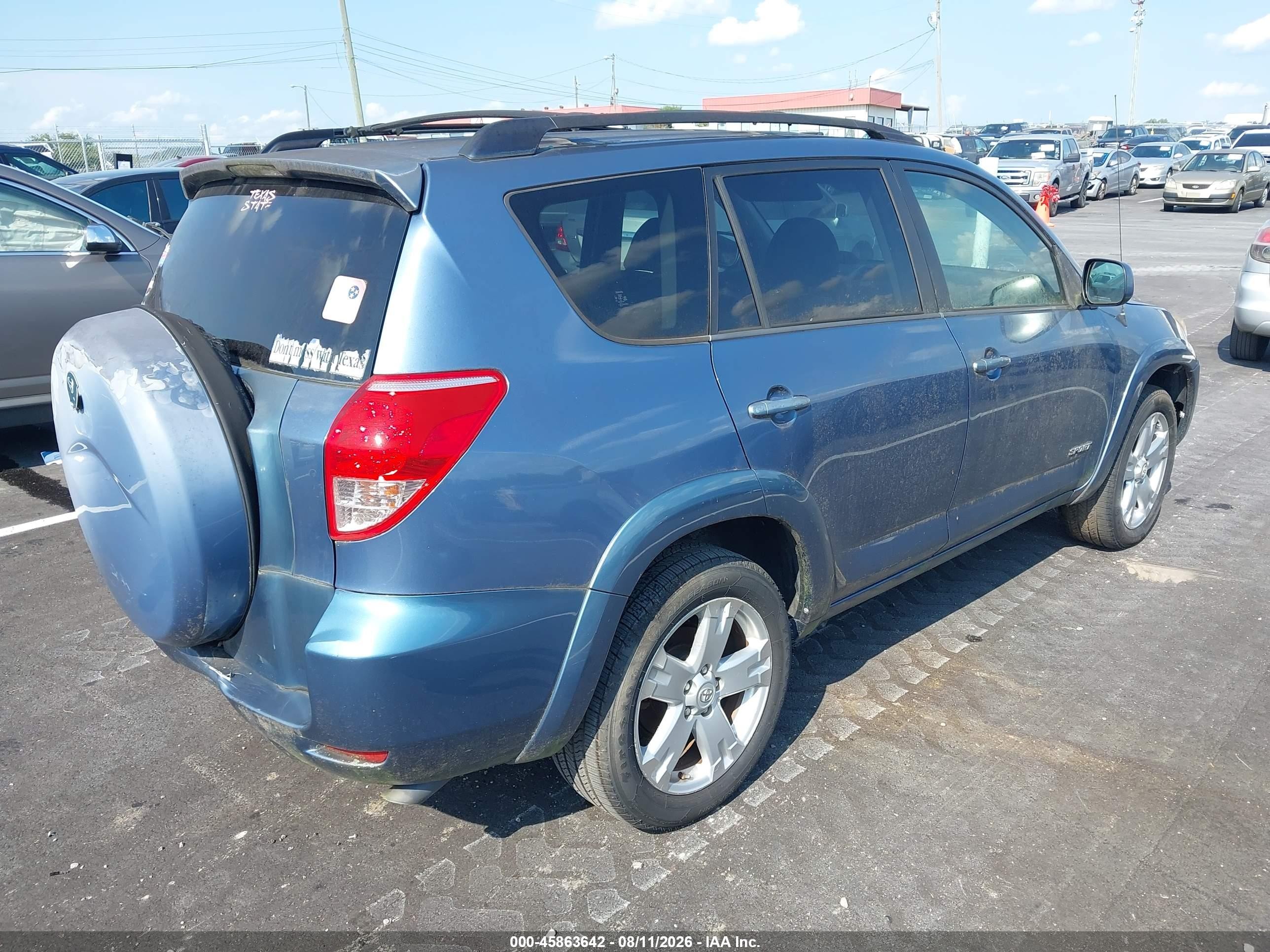2007 Toyota Rav4 Sport Blue vin: JTMZD32V175068620