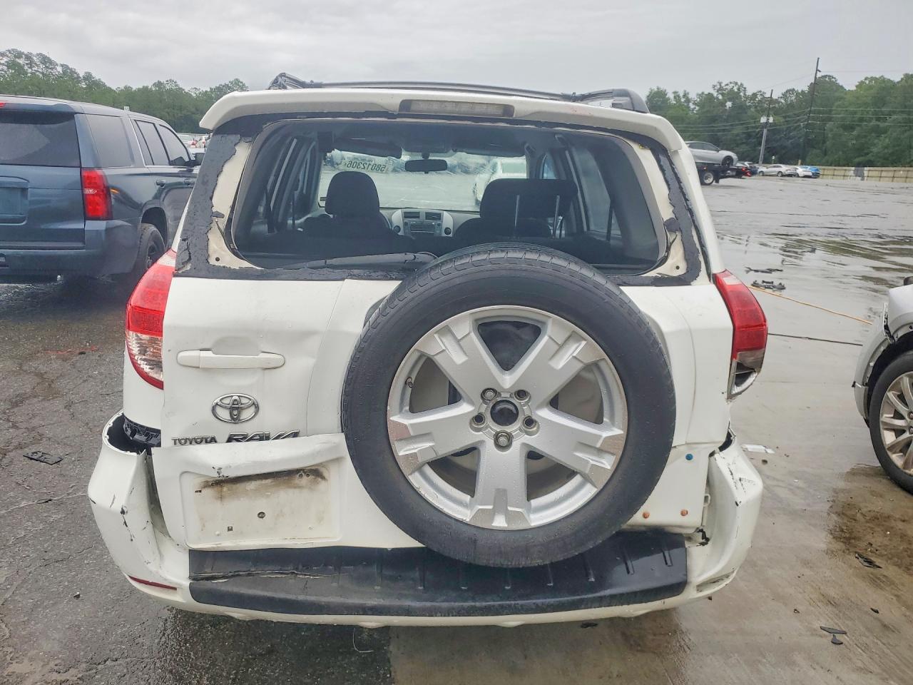 2008 Toyota Rav4 Sport White vin: JTMZD32V286053605