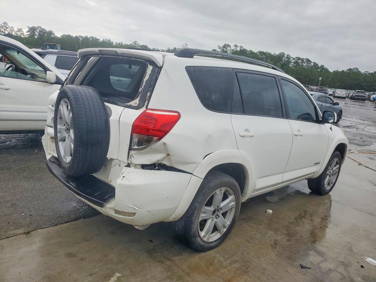 2008 Toyota Rav4 Sport White vin: JTMZD32V286053605