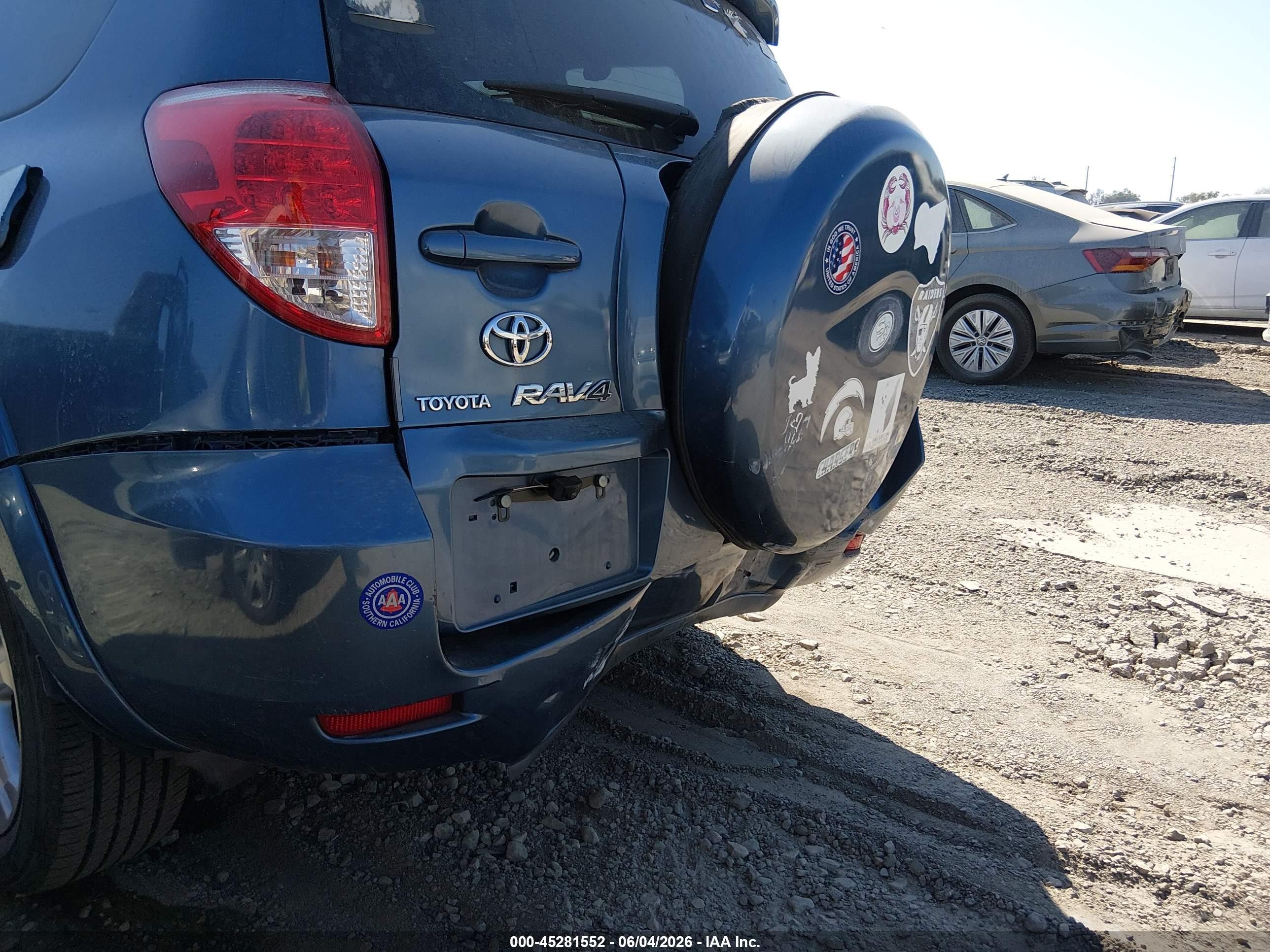 2007 Toyota Rav4 Sport Blue vin: JTMZD32V375060096