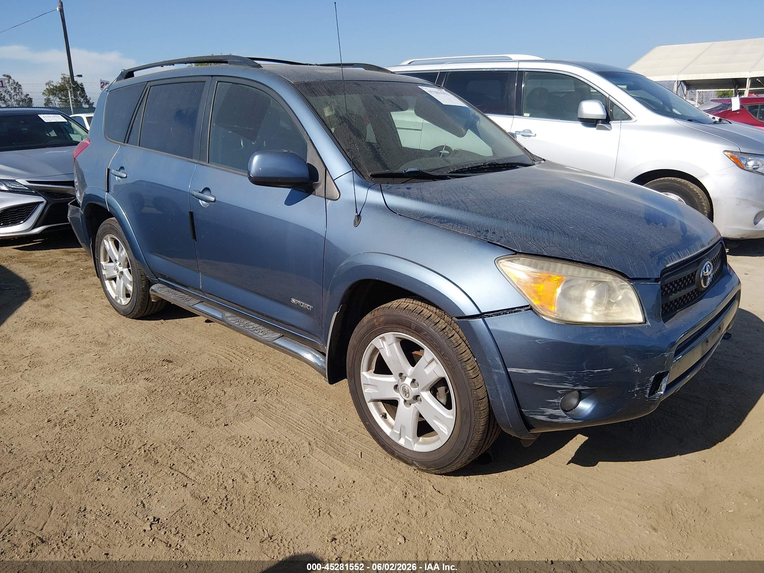 2007 Toyota Rav4 Sport Blue vin: JTMZD32V375060096