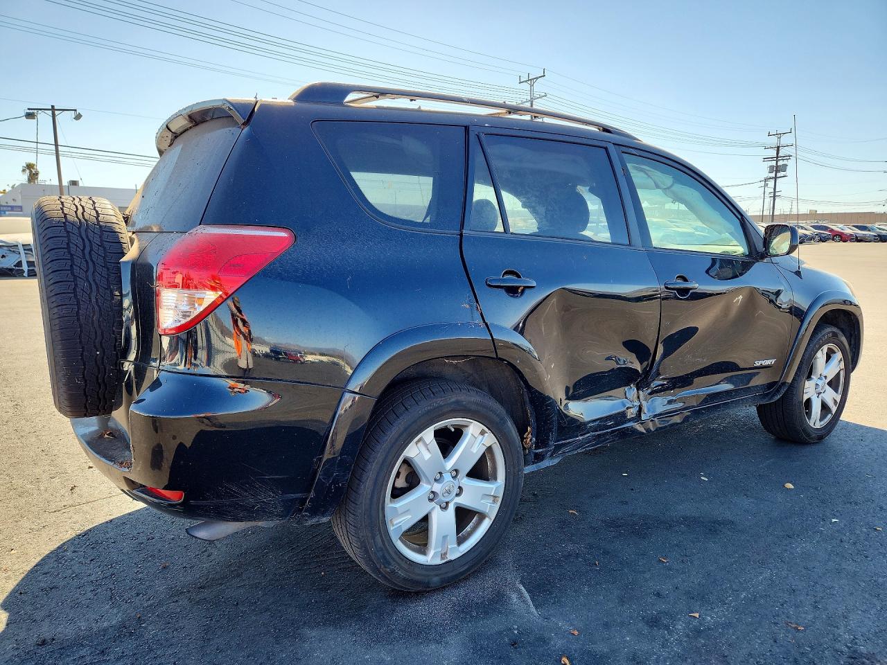 2007 Toyota Rav4 Sport Black vin: JTMZD32V376032504