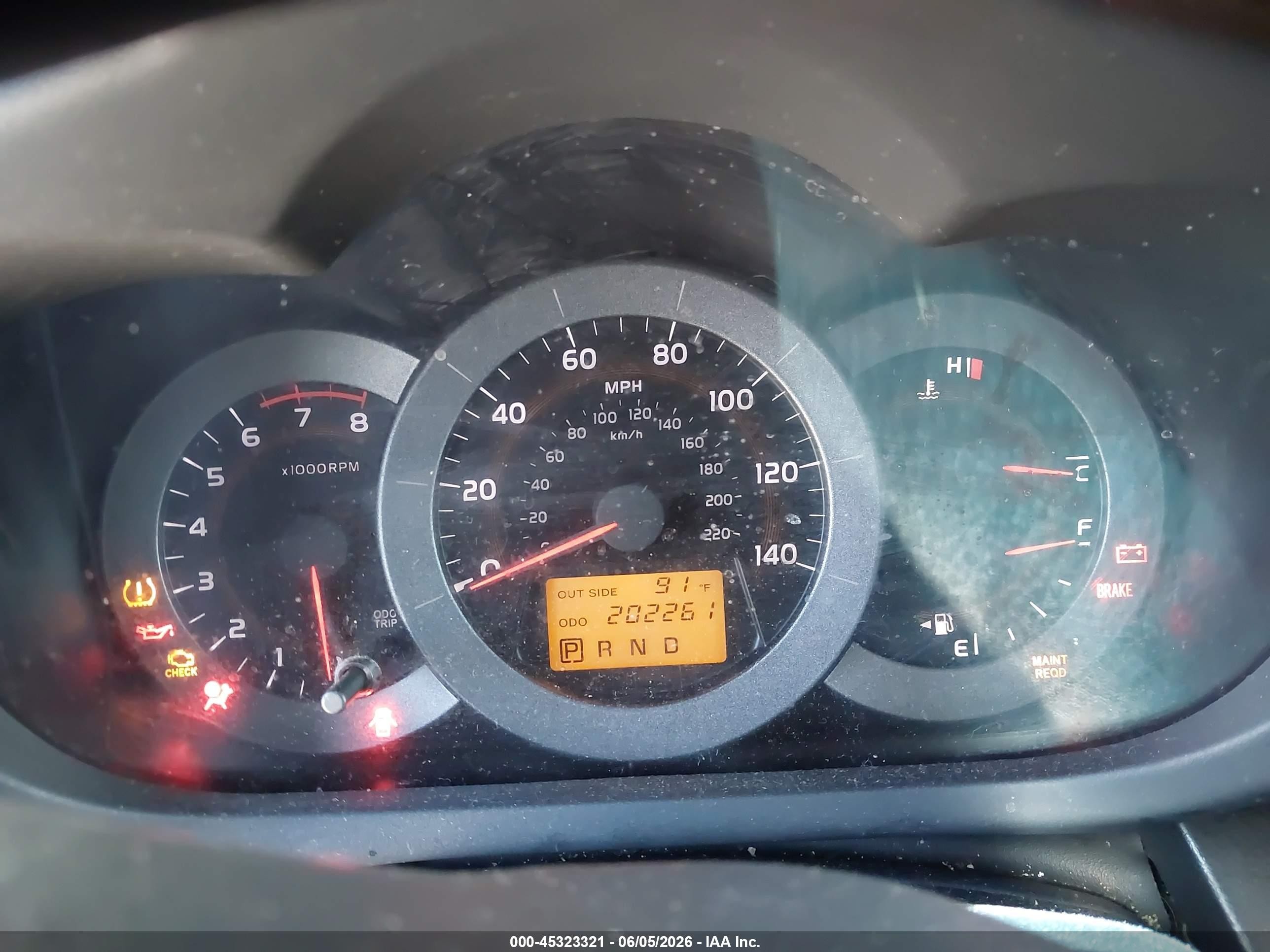 2008 Toyota Rav4 Sport Red vin: JTMZD32V386074673