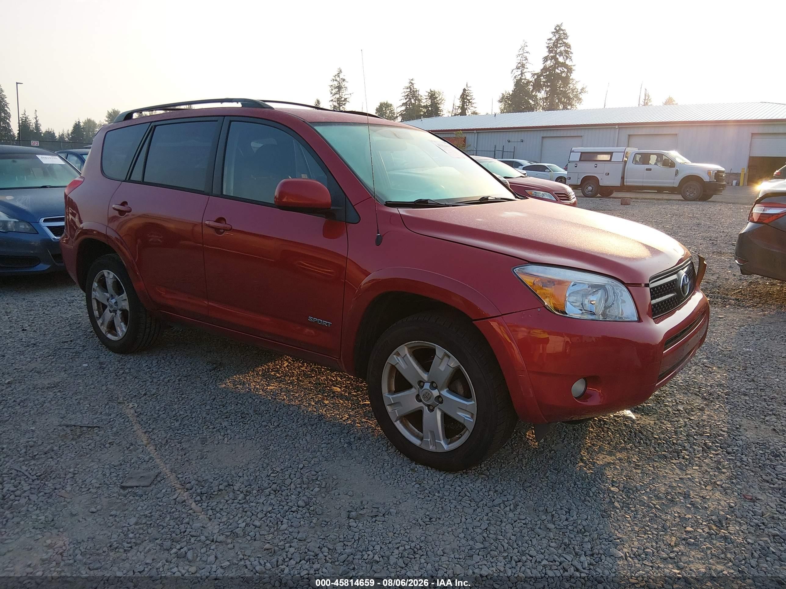 2006 Toyota Rav4 Sport Red vin: JTMZD32V465013447