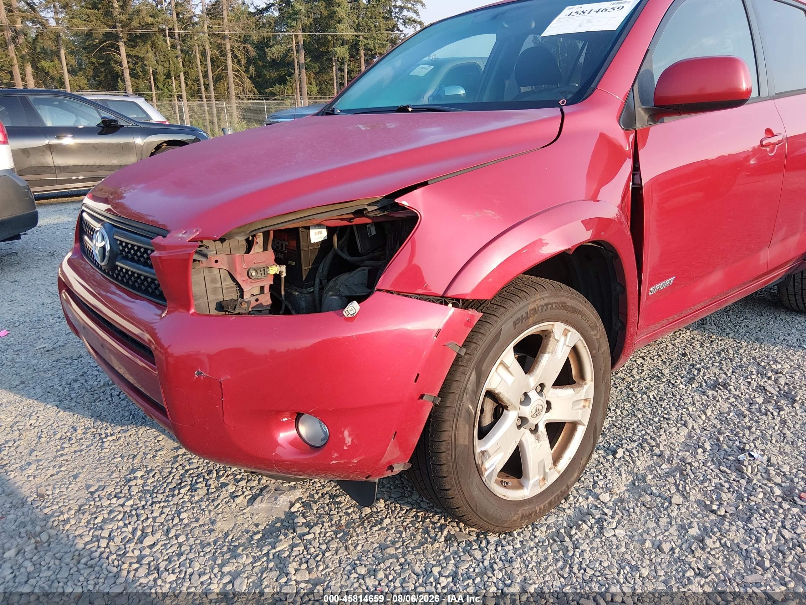 2006 Toyota Rav4 Sport Red vin: JTMZD32V465013447