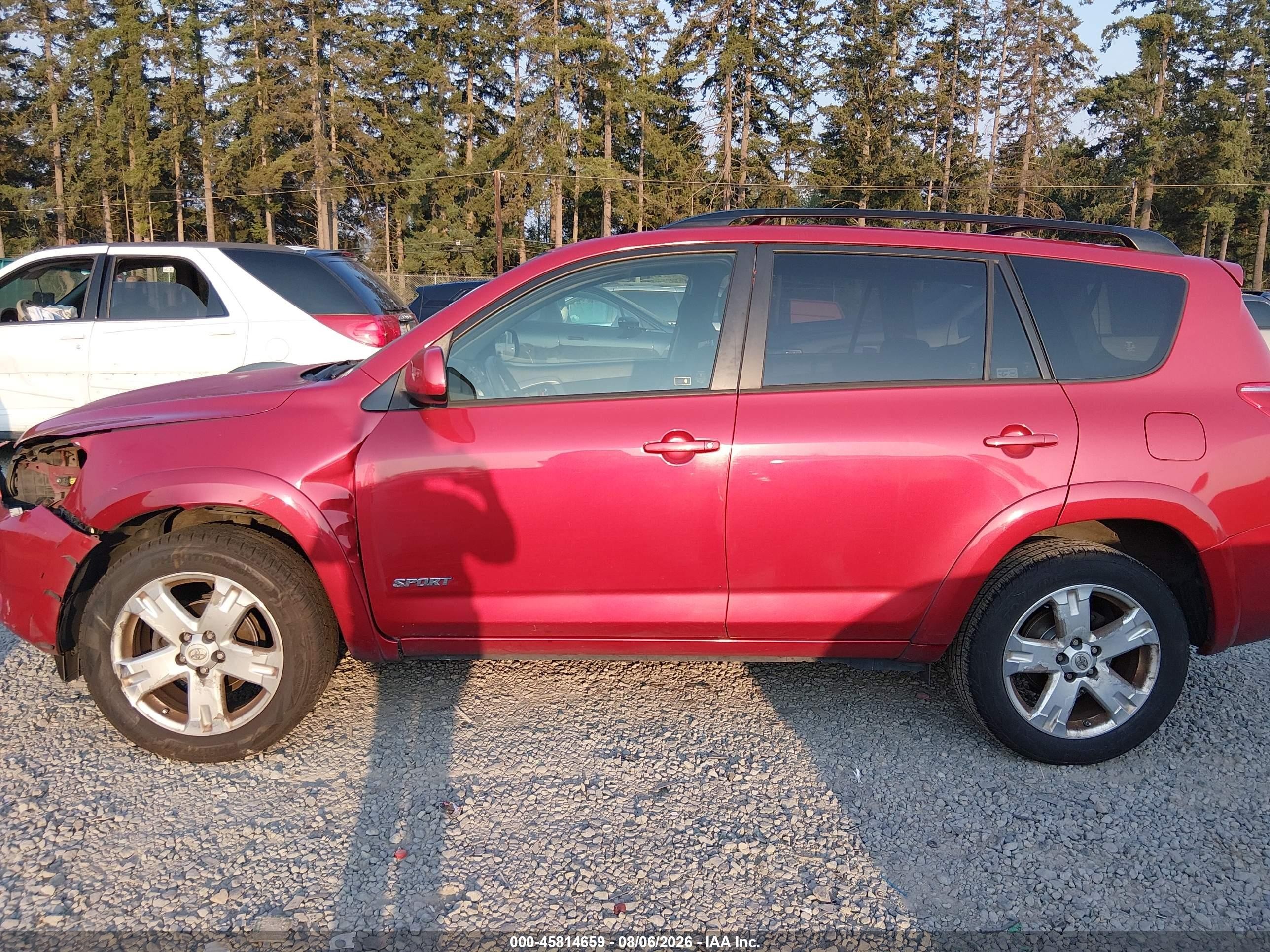 2006 Toyota Rav4 Sport Red vin: JTMZD32V465013447