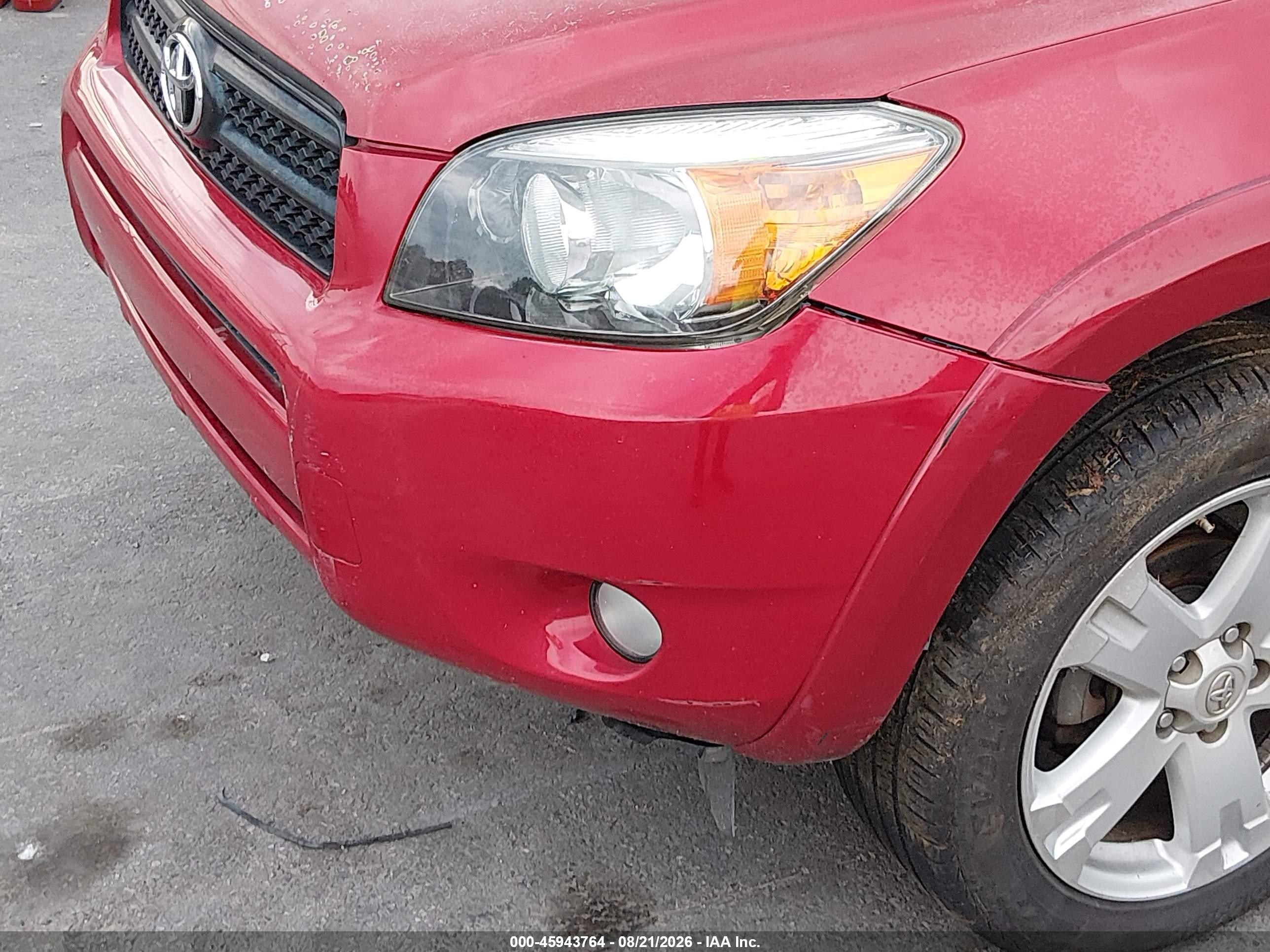 2006 Toyota Rav4 Sport Red vin: JTMZD32V565017135