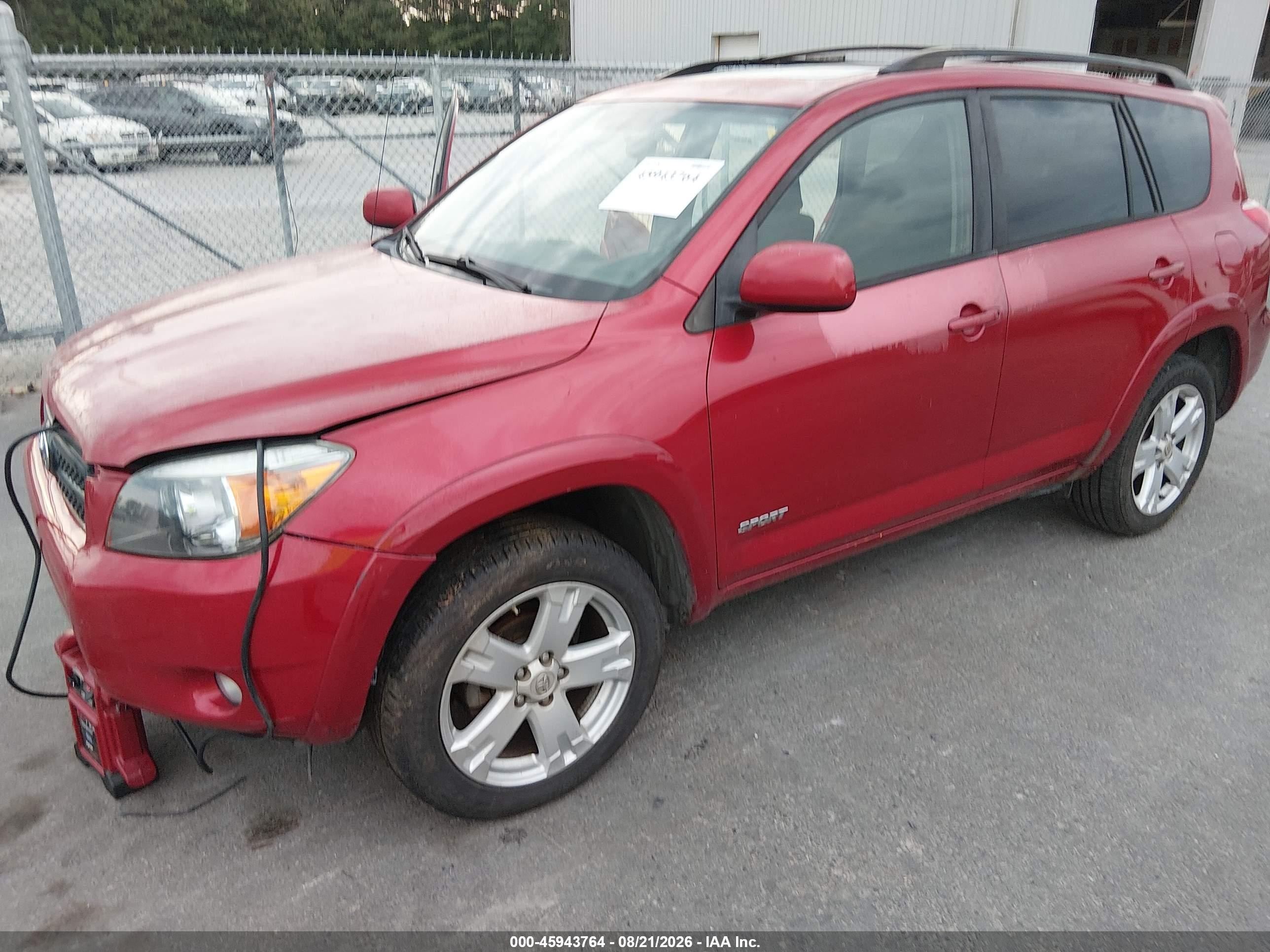 2006 Toyota Rav4 Sport Red vin: JTMZD32V565017135