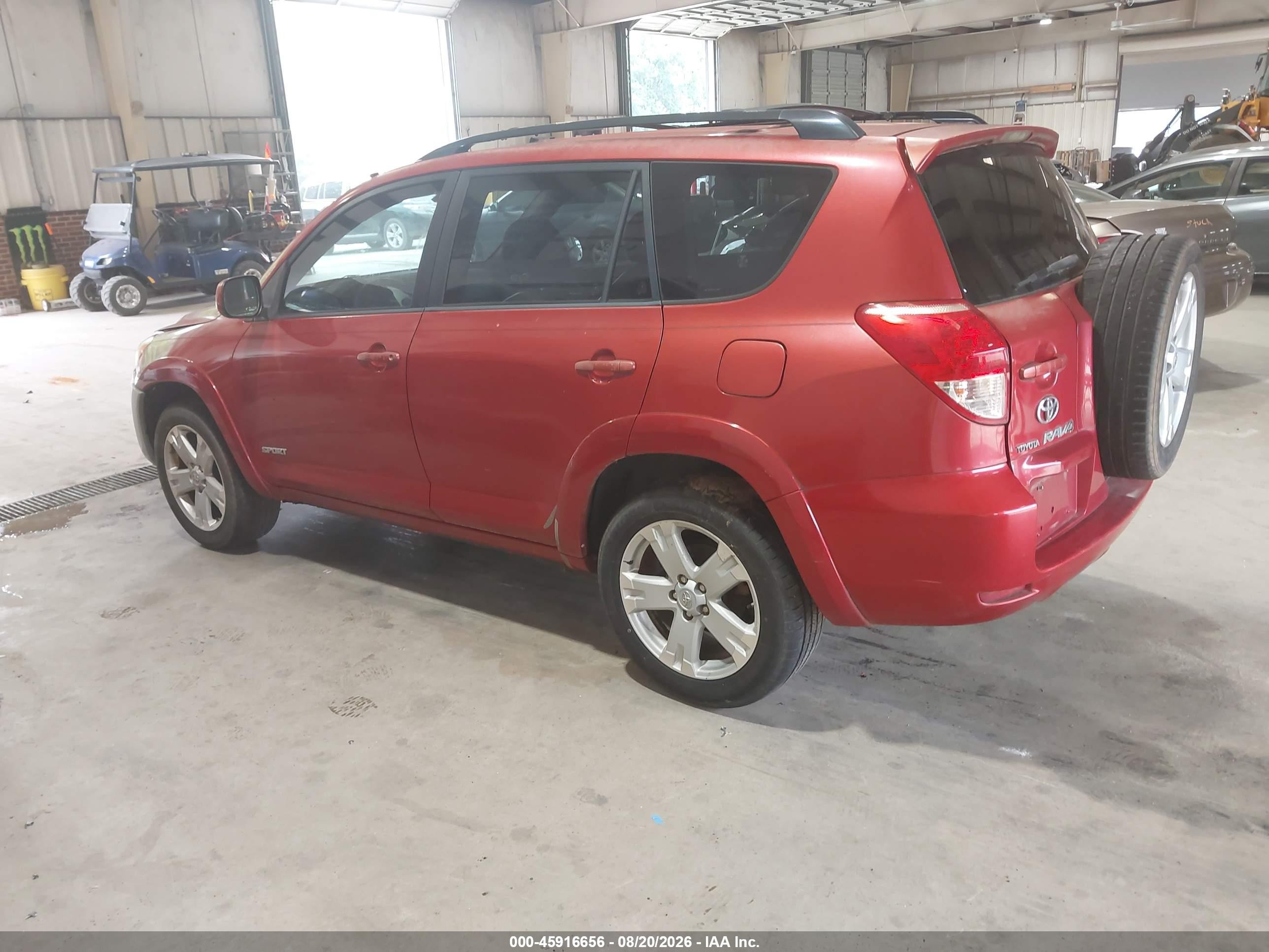 2007 Toyota Rav4 Sport Red vin: JTMZD32V576029054