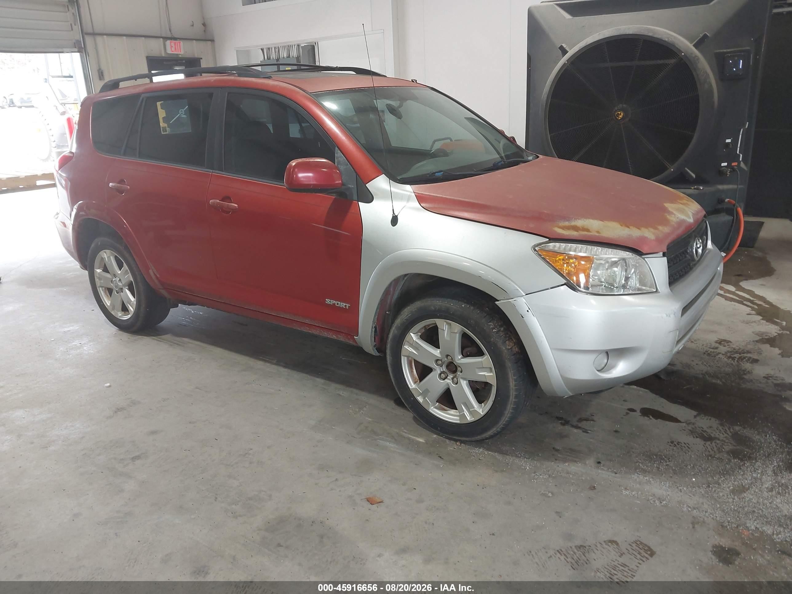 2007 Toyota Rav4 Sport Red vin: JTMZD32V576029054
