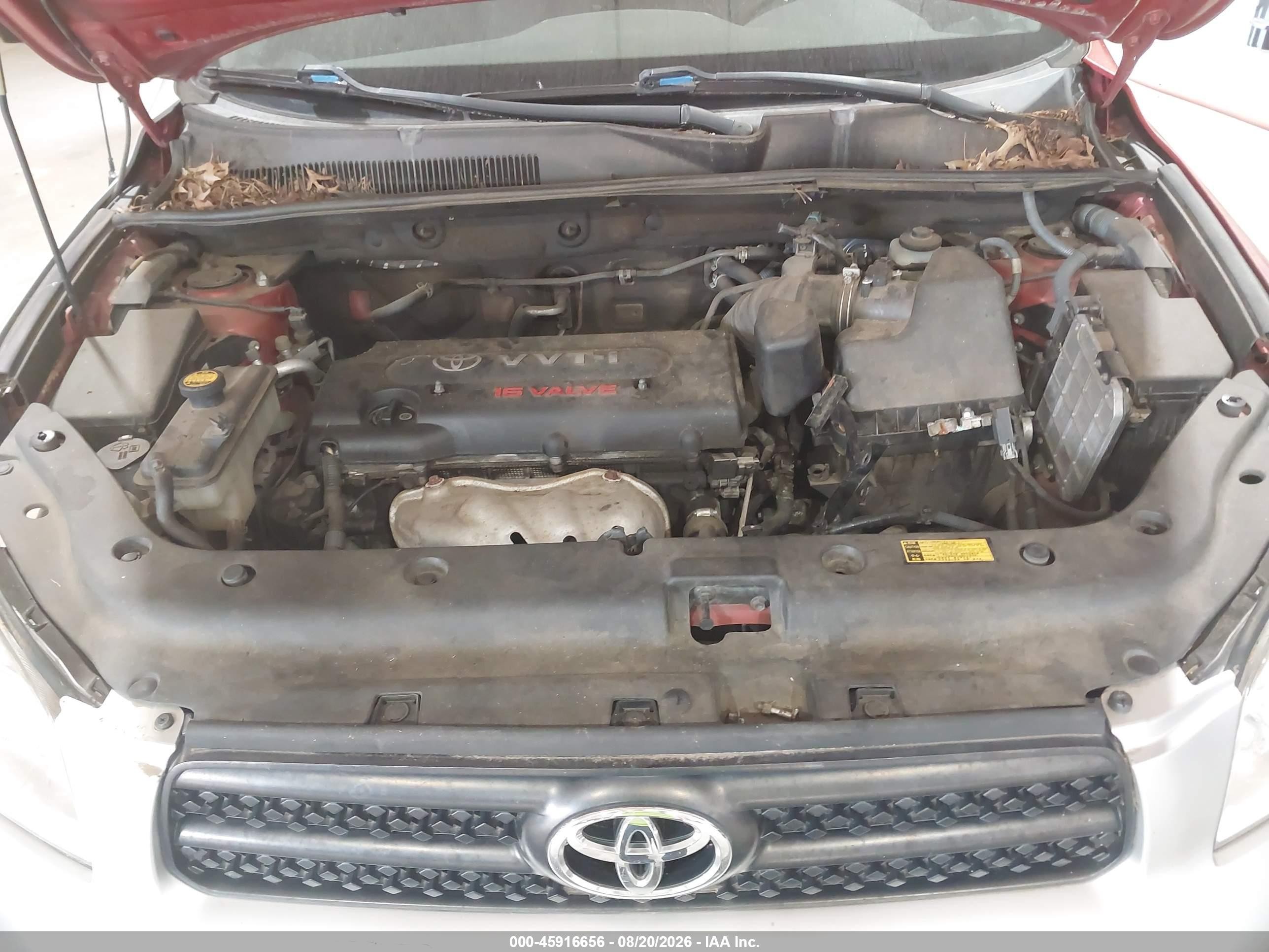 2007 Toyota Rav4 Sport Red vin: JTMZD32V576029054