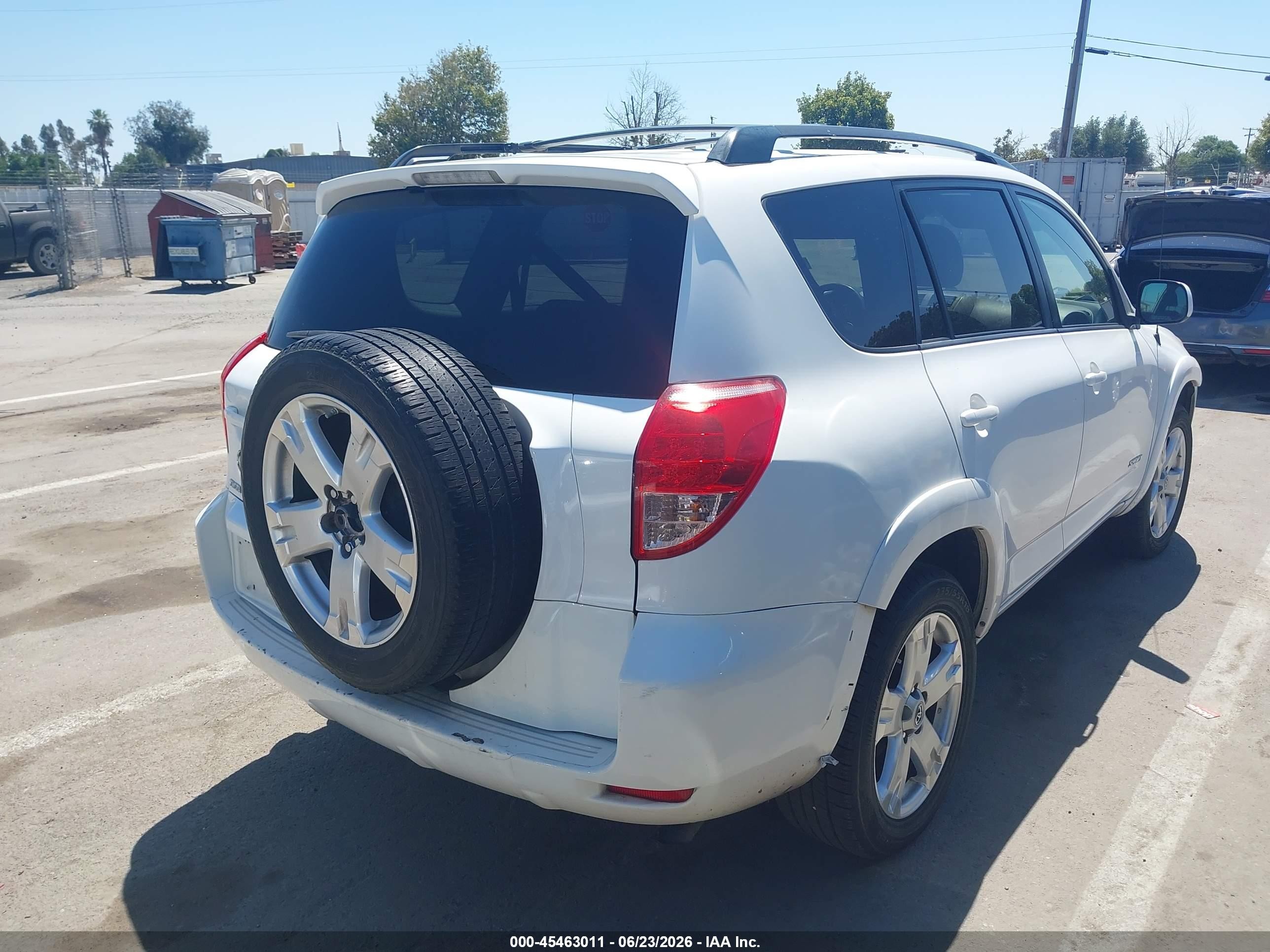 2008 Toyota Rav4 Sport White vin: JTMZD32V585094199