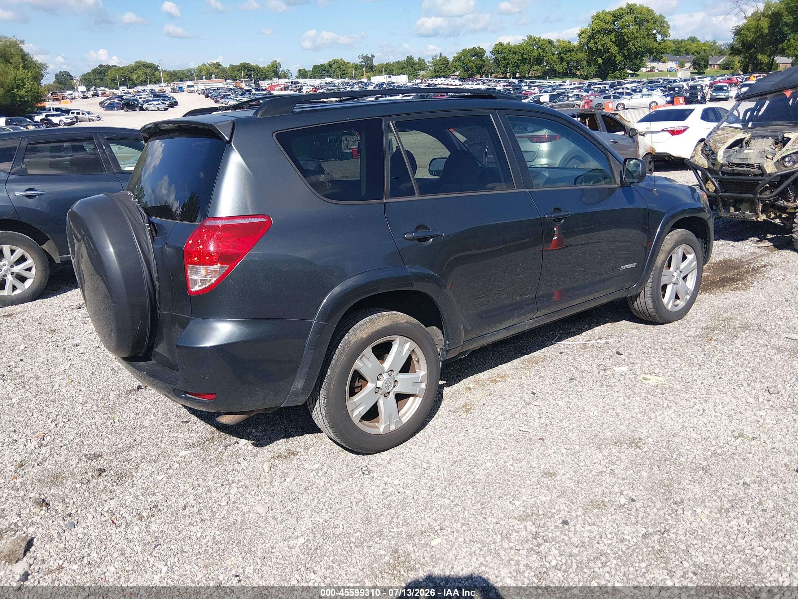 2008 Toyota Rav4 Sport Light Blue vin: JTMZD32V586071368