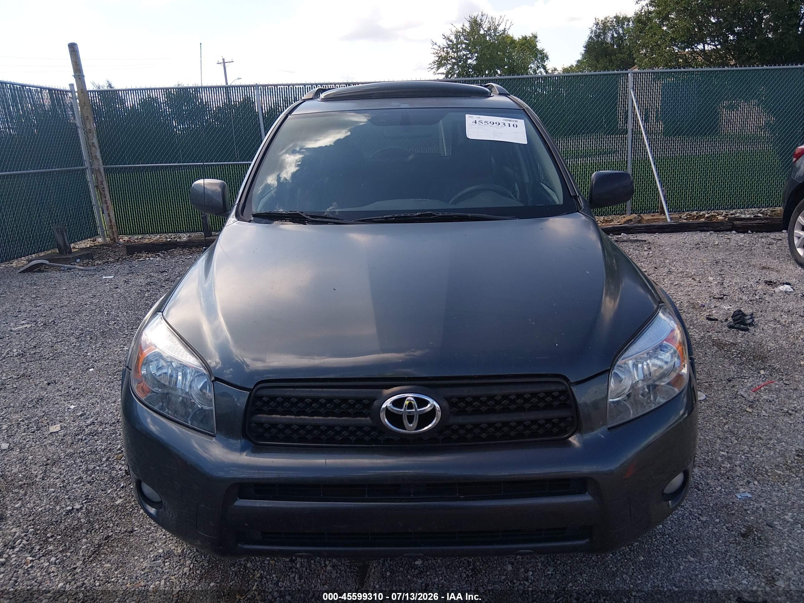 2008 Toyota Rav4 Sport Light Blue vin: JTMZD32V586071368