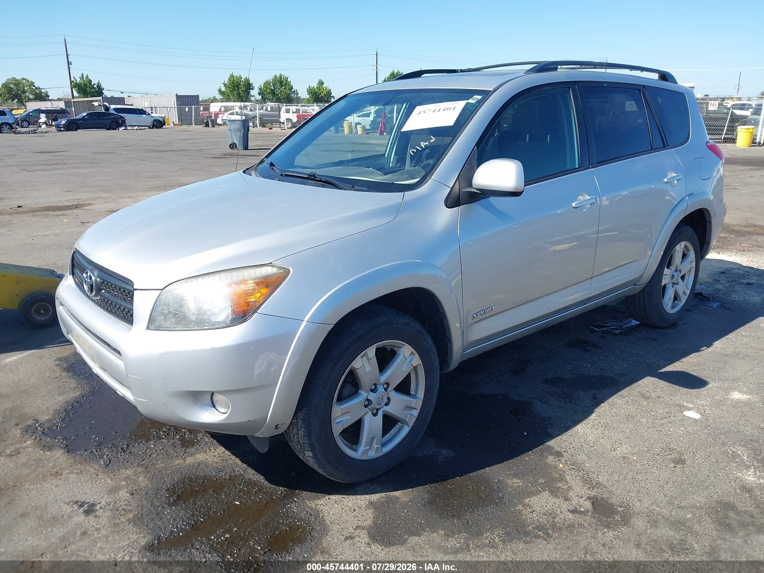 2007 Toyota Rav4 Sport Silver vin: JTMZD32V675036133