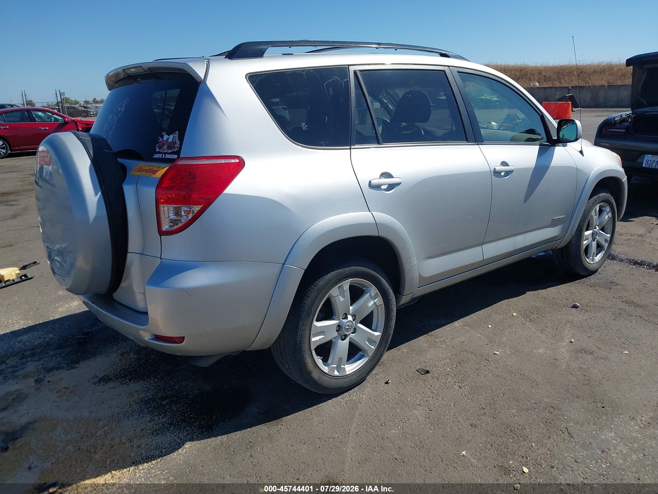 2007 Toyota Rav4 Sport Silver vin: JTMZD32V675036133