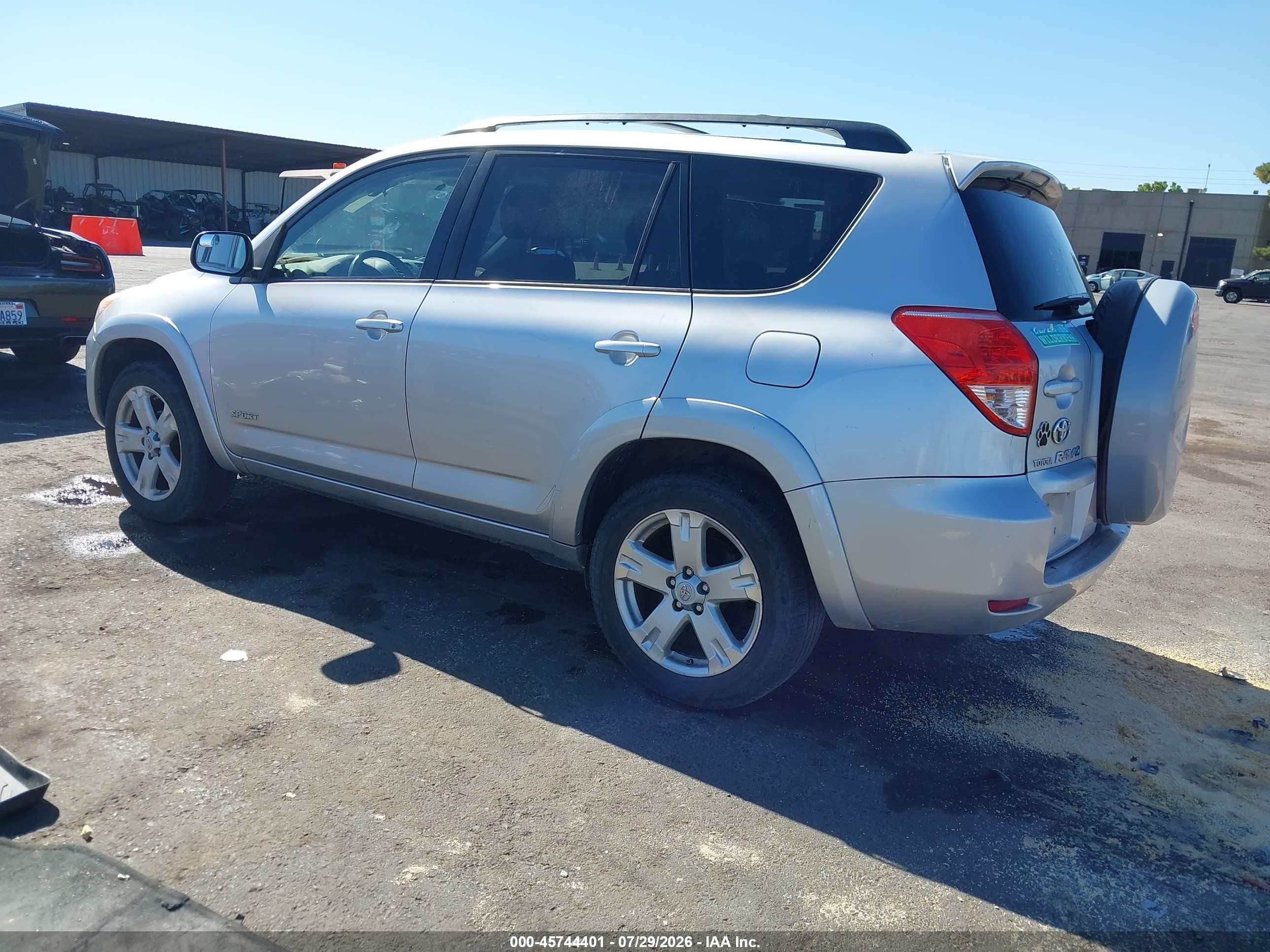 2007 Toyota Rav4 Sport Silver vin: JTMZD32V675036133