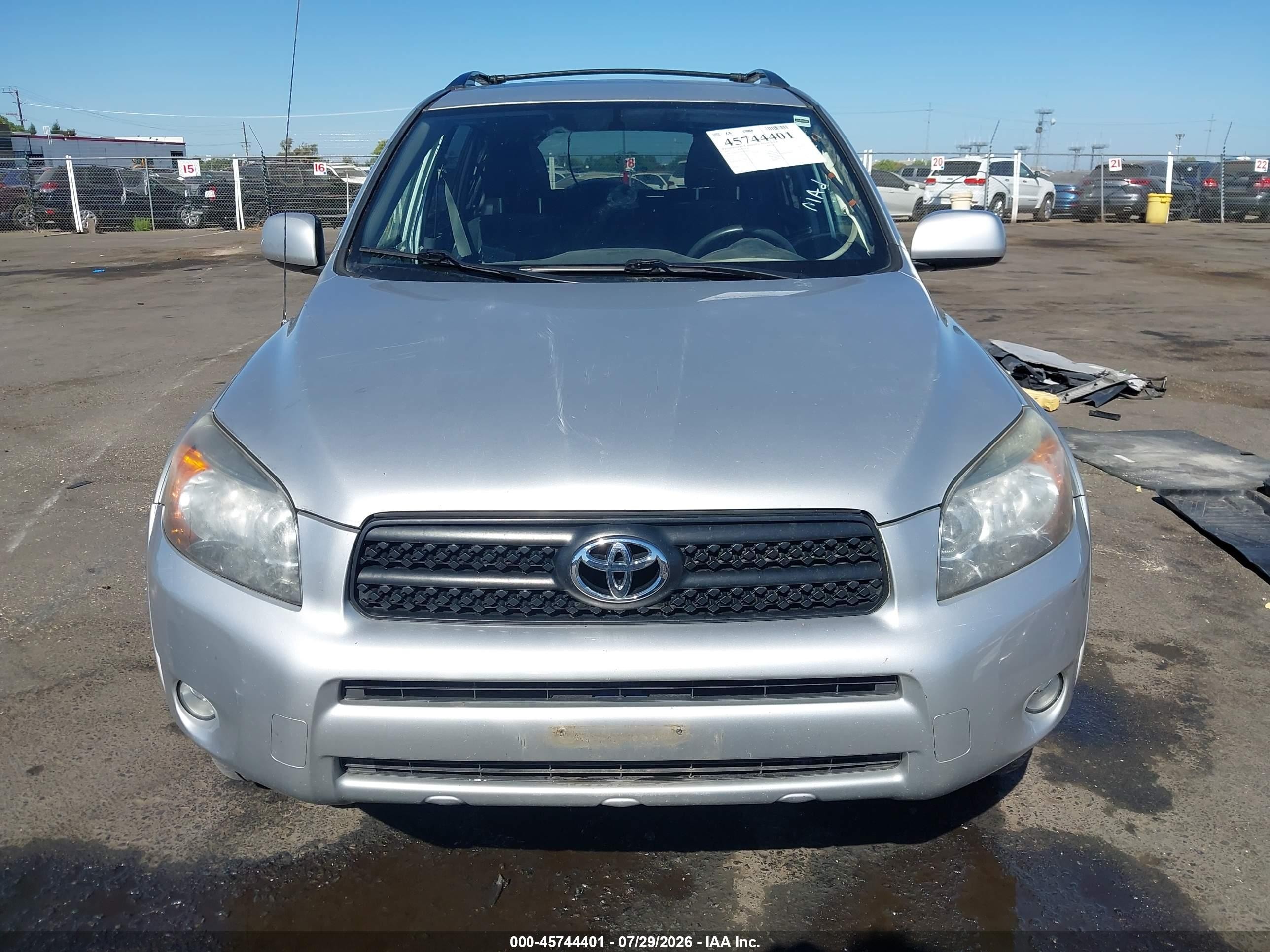2007 Toyota Rav4 Sport Silver vin: JTMZD32V675036133