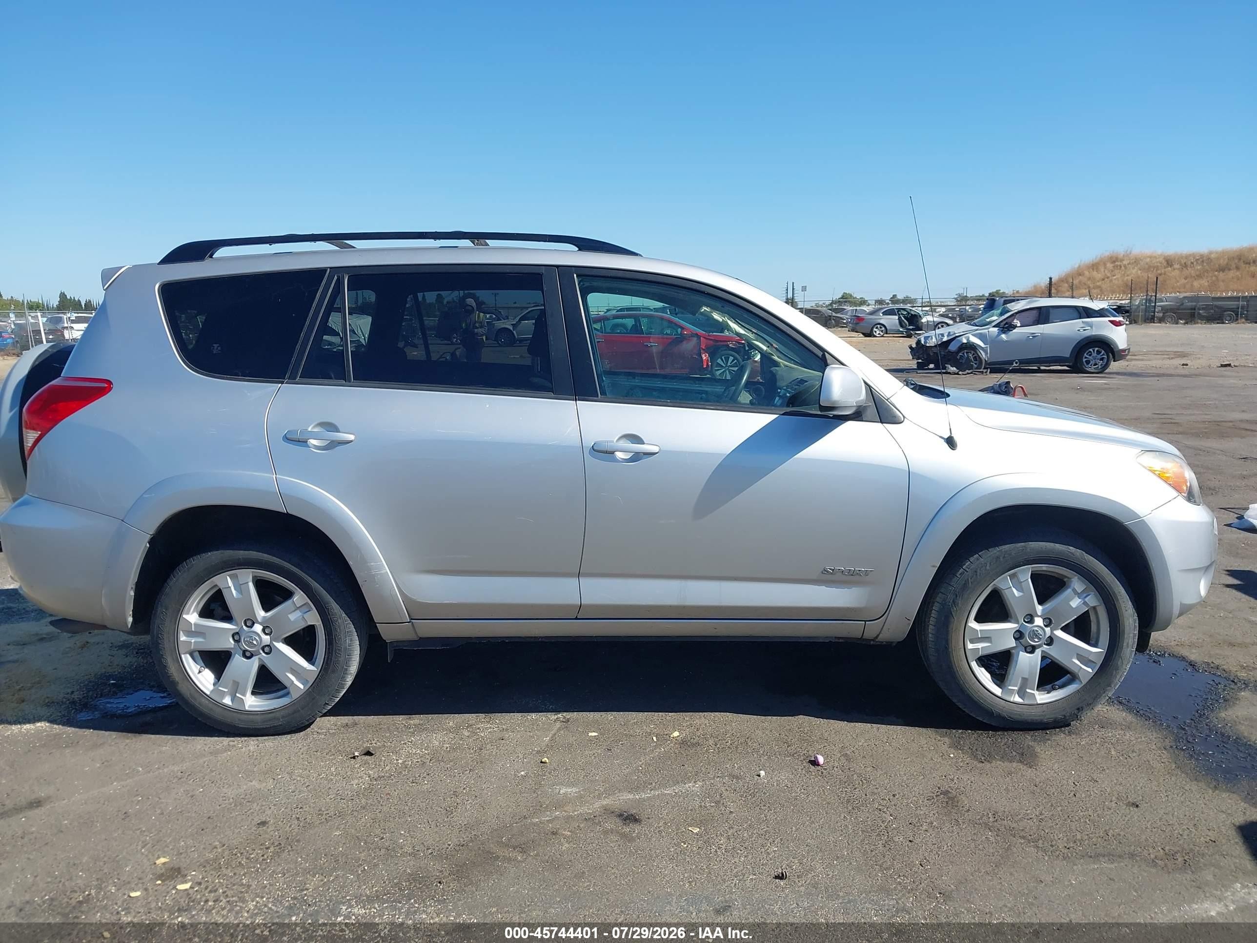 2007 Toyota Rav4 Sport Silver vin: JTMZD32V675036133