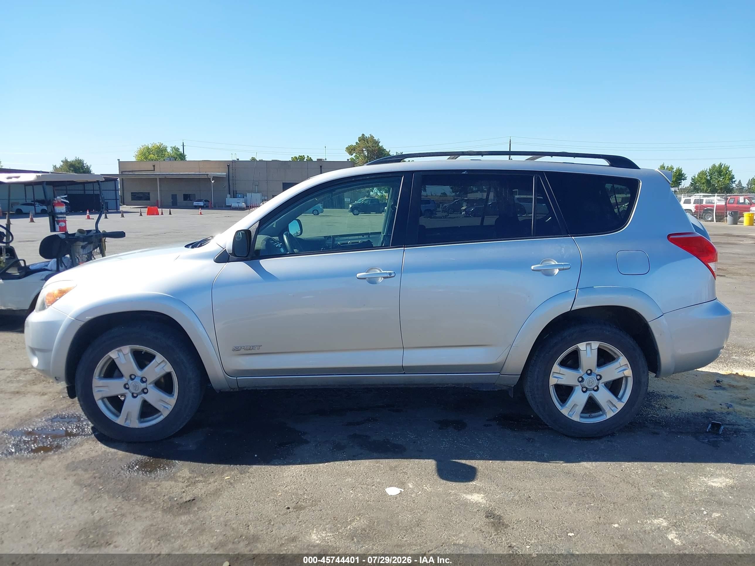 2007 Toyota Rav4 Sport Silver vin: JTMZD32V675036133