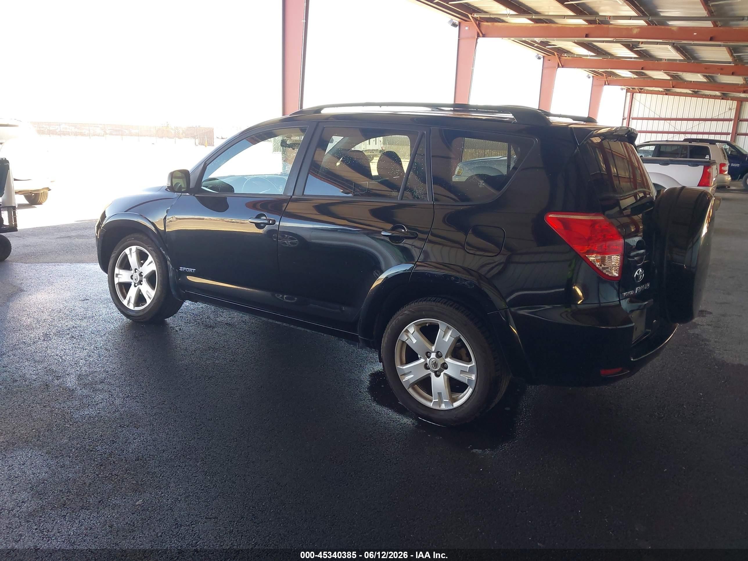 2007 Toyota Rav4 Sport Black vin: JTMZD32V676047949