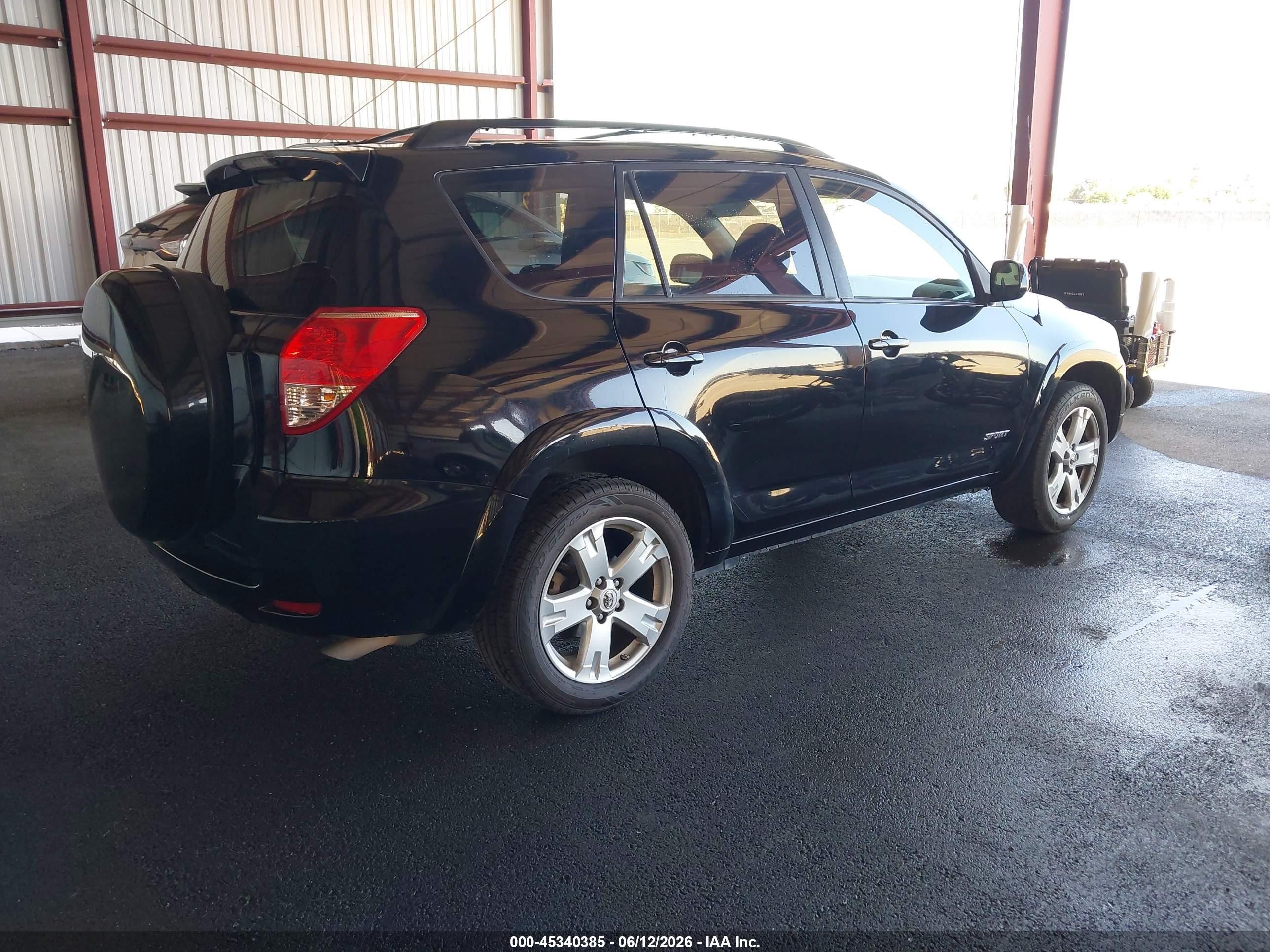 2007 Toyota Rav4 Sport Black vin: JTMZD32V676047949