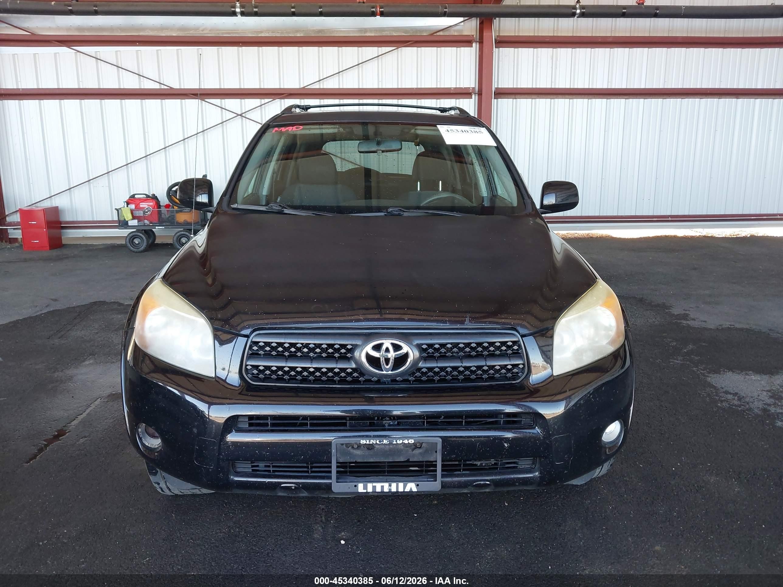 2007 Toyota Rav4 Sport Black vin: JTMZD32V676047949