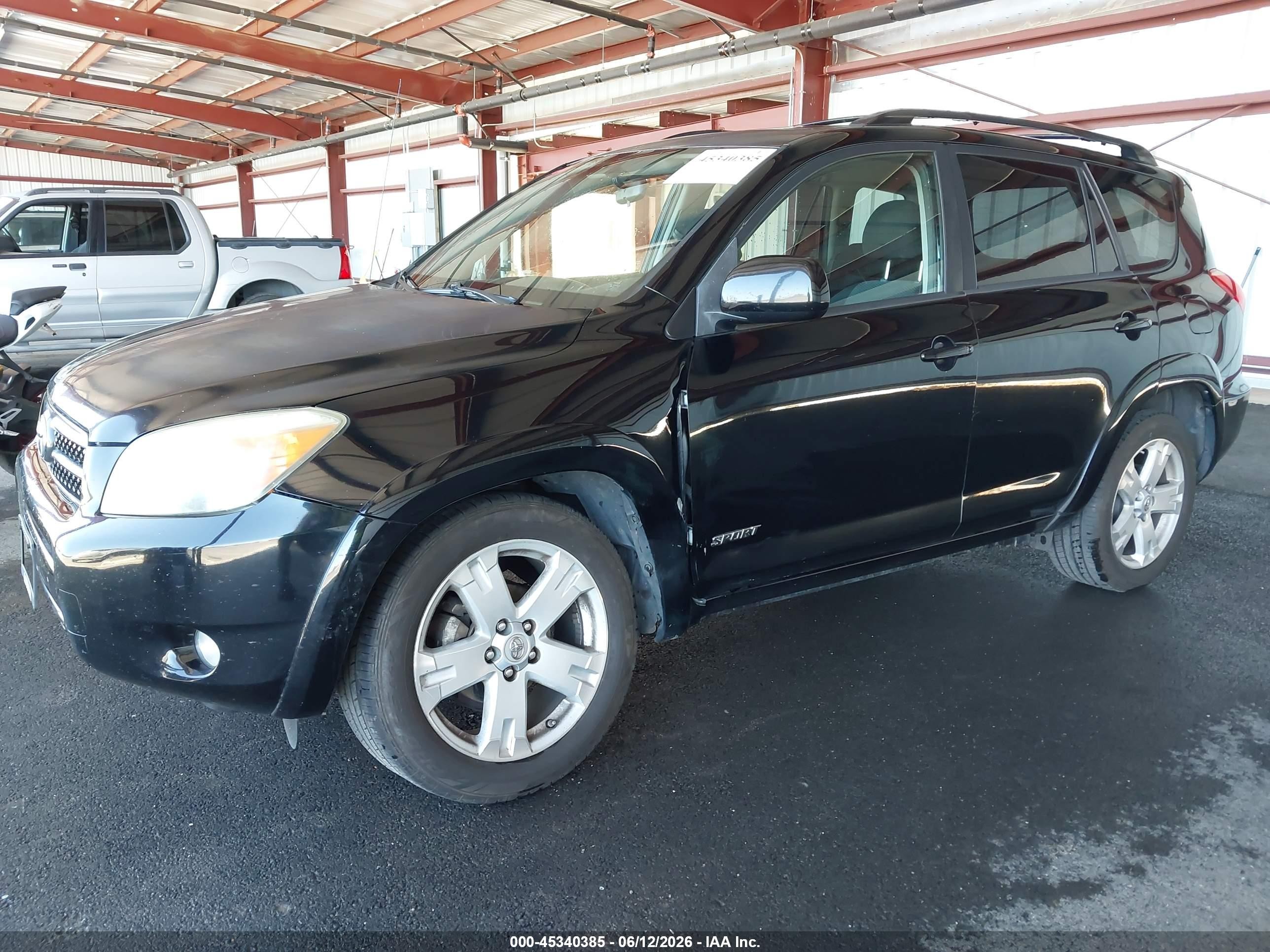 2007 Toyota Rav4 Sport Black vin: JTMZD32V676047949