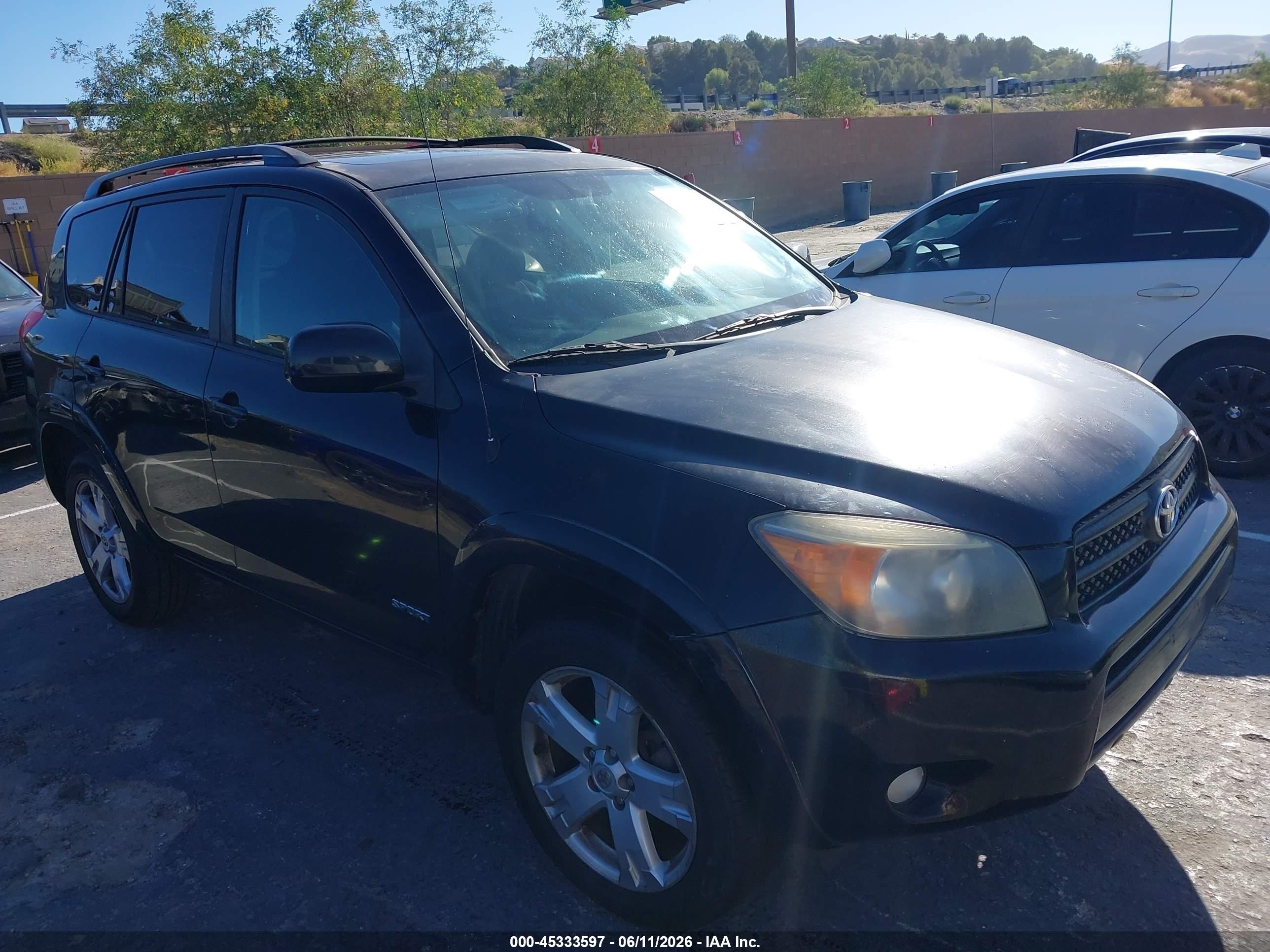 2008 Toyota Rav4 Sport Black vin: JTMZD32V786054913