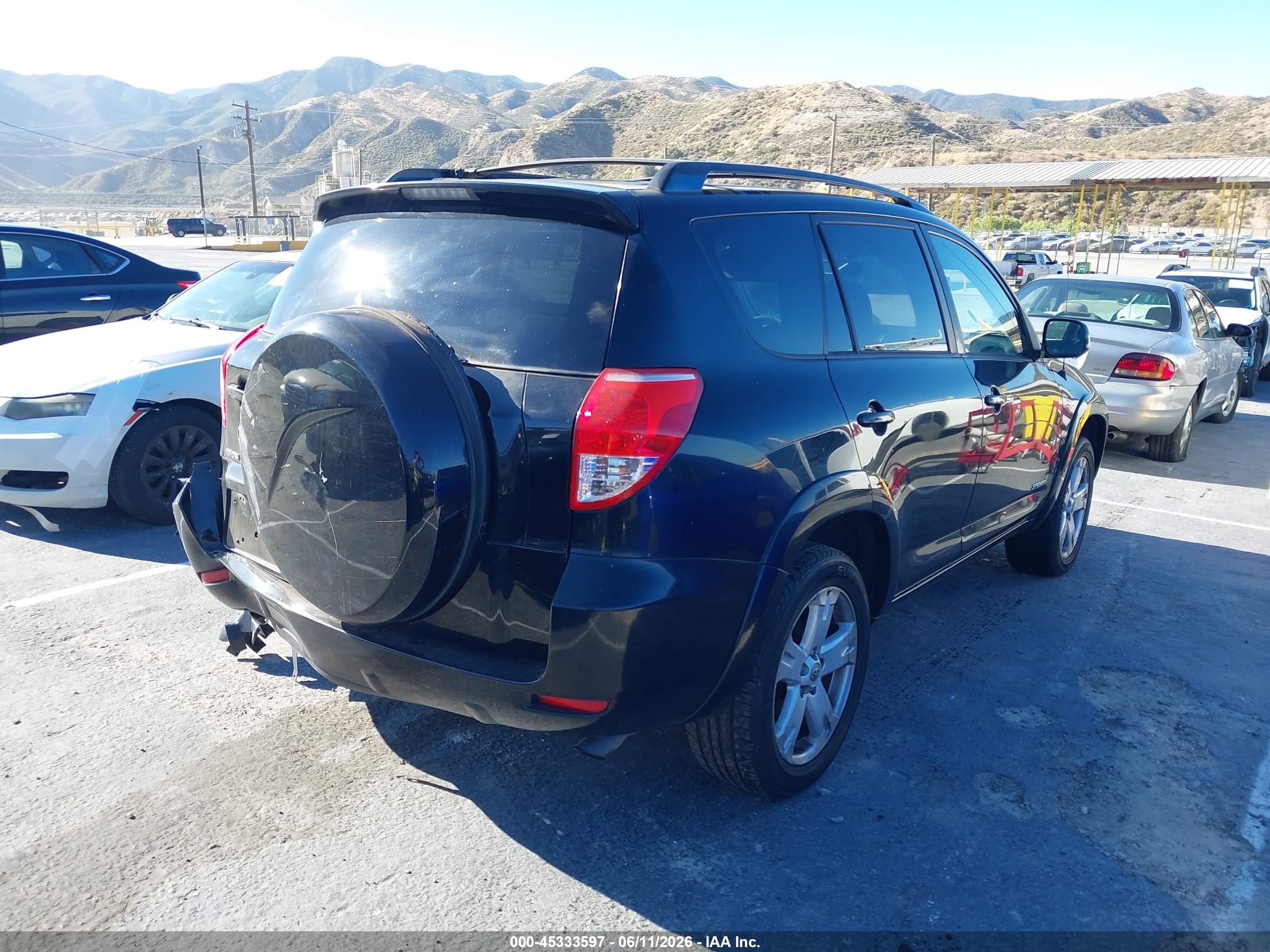 2008 Toyota Rav4 Sport Black vin: JTMZD32V786054913