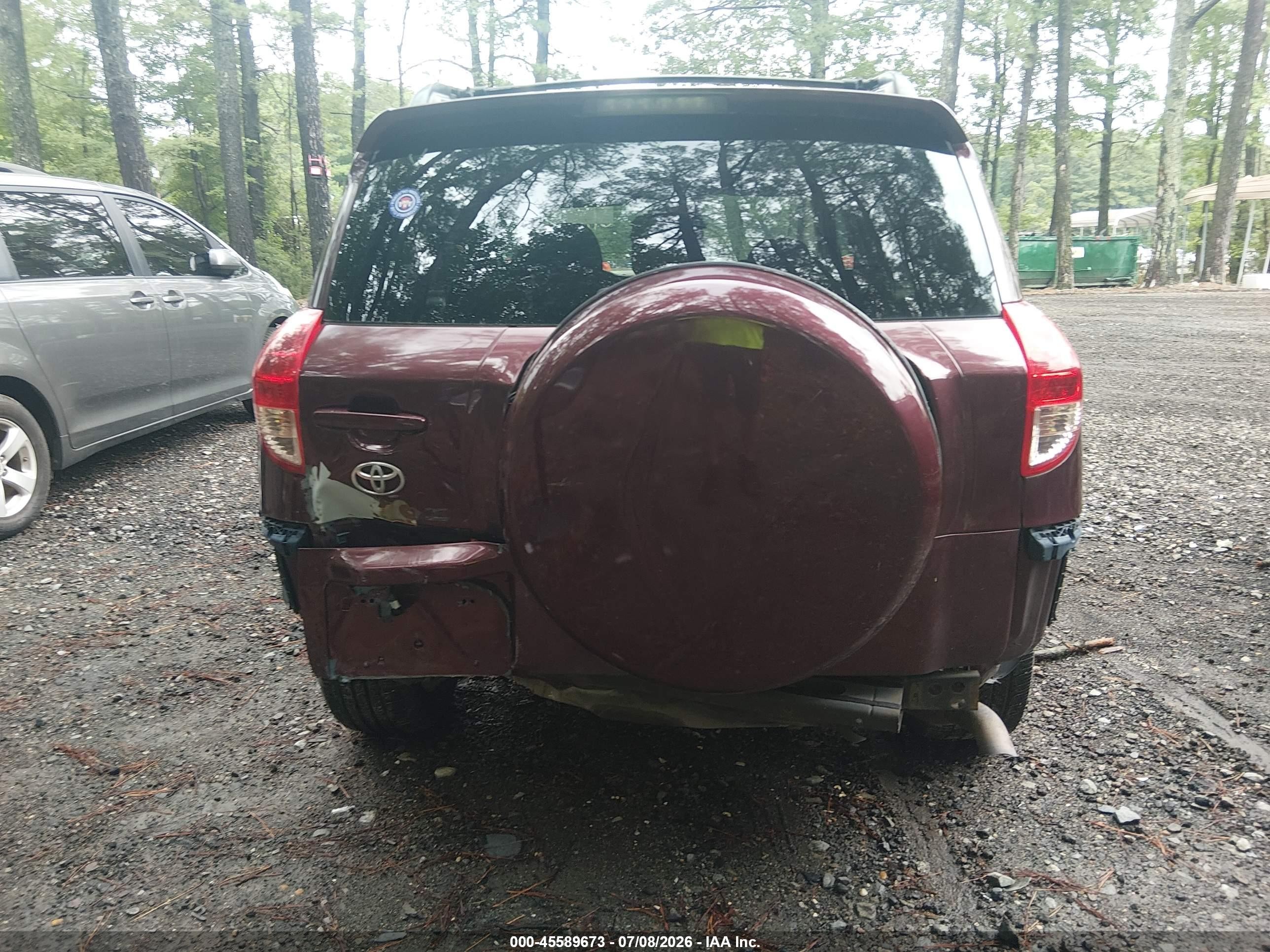 2008 Toyota Rav4 Sport Maroon vin: JTMZD32V786072456