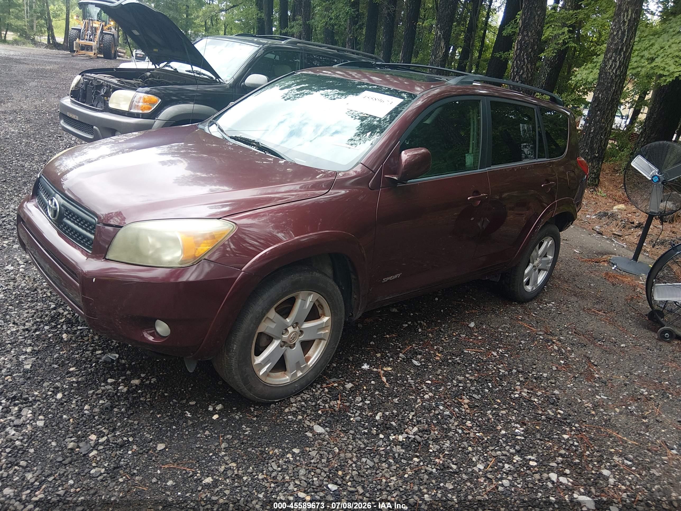 2008 Toyota Rav4 Sport Maroon vin: JTMZD32V786072456